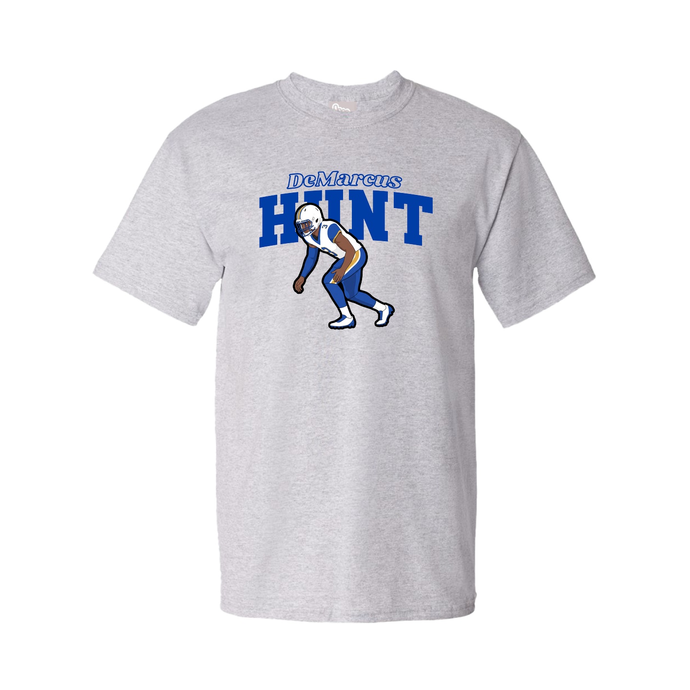 Youth Tee — Name Arch in Grey