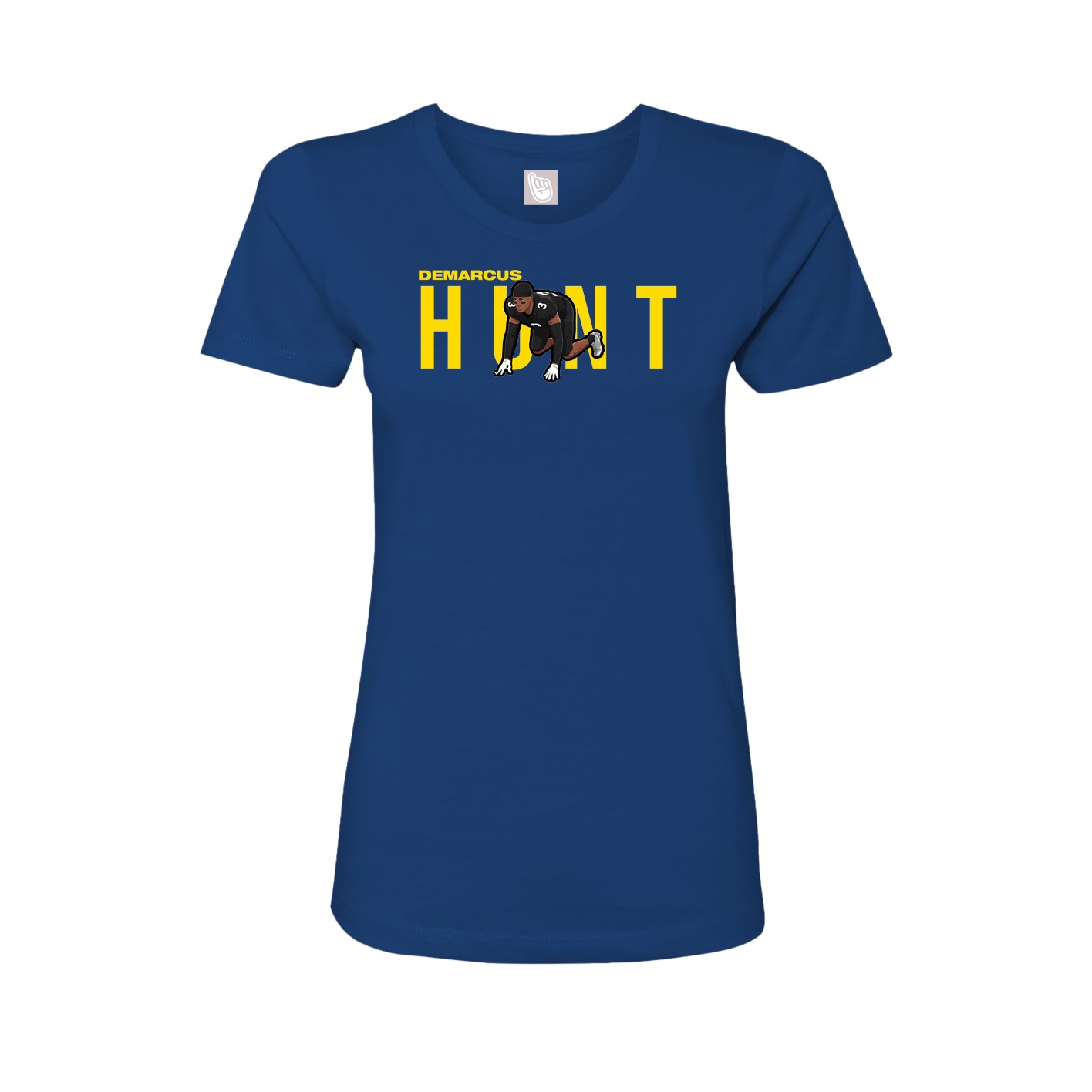 Womens Tee — Player Name in Royal