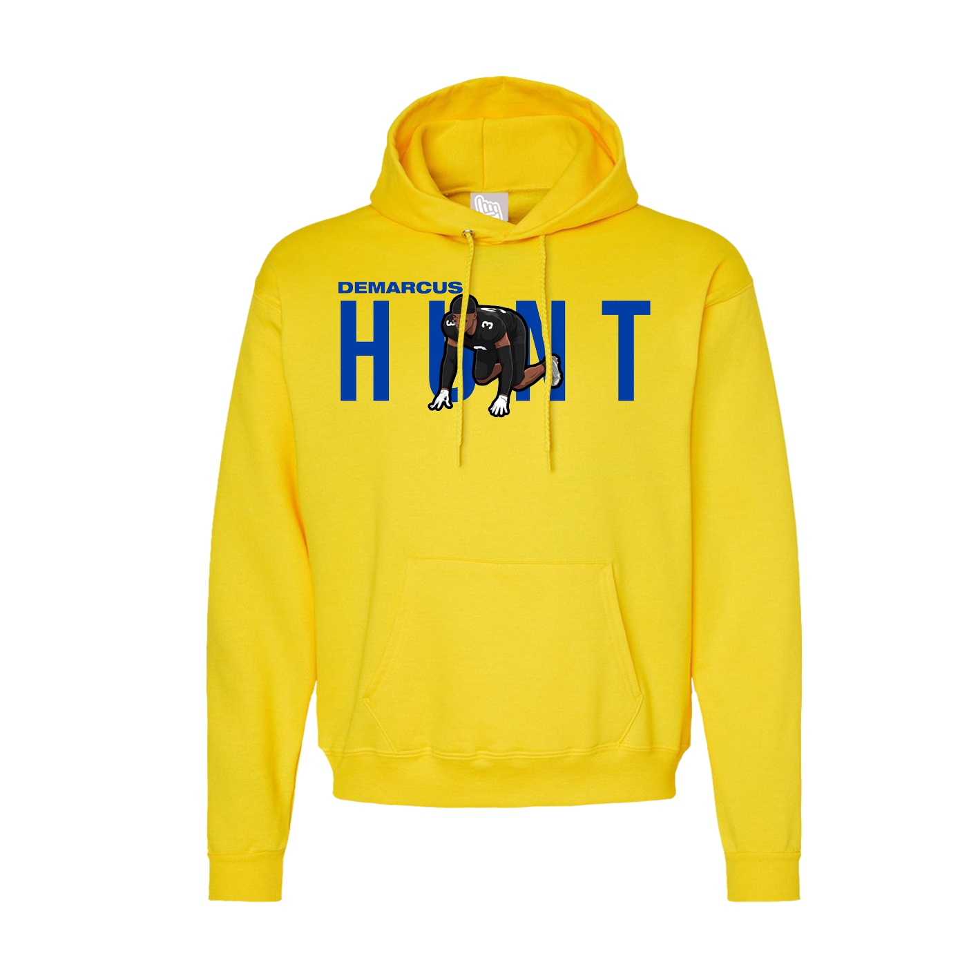 Hoodie — Player Name in Yellow
