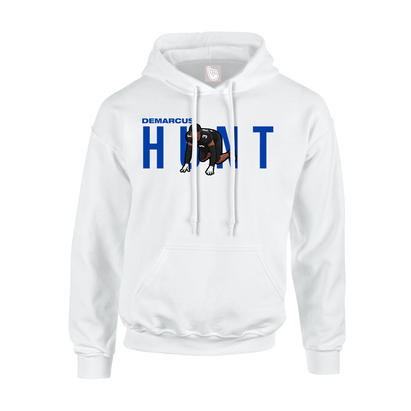 Youth Hoodie — Player Name in White