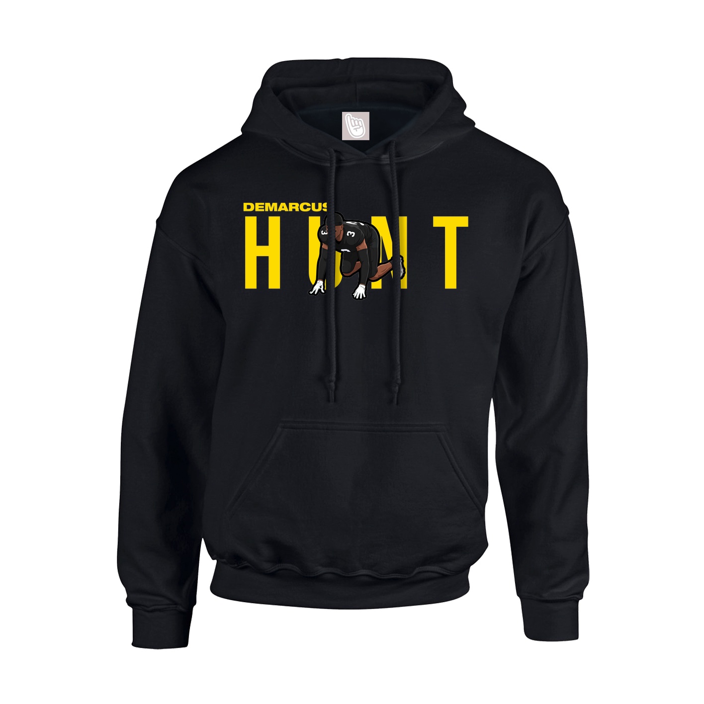 Youth Hoodie — Player Name in Black