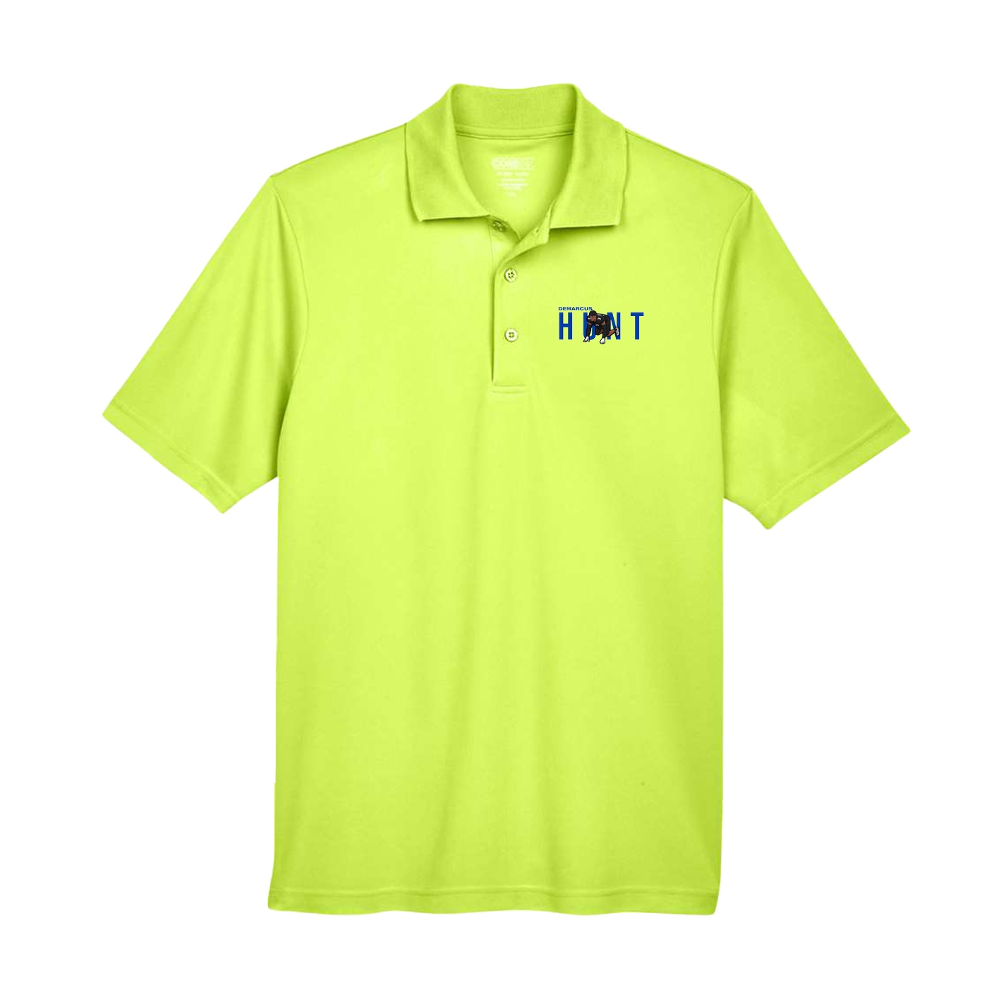 Performance Polo — Player Name in Yellow