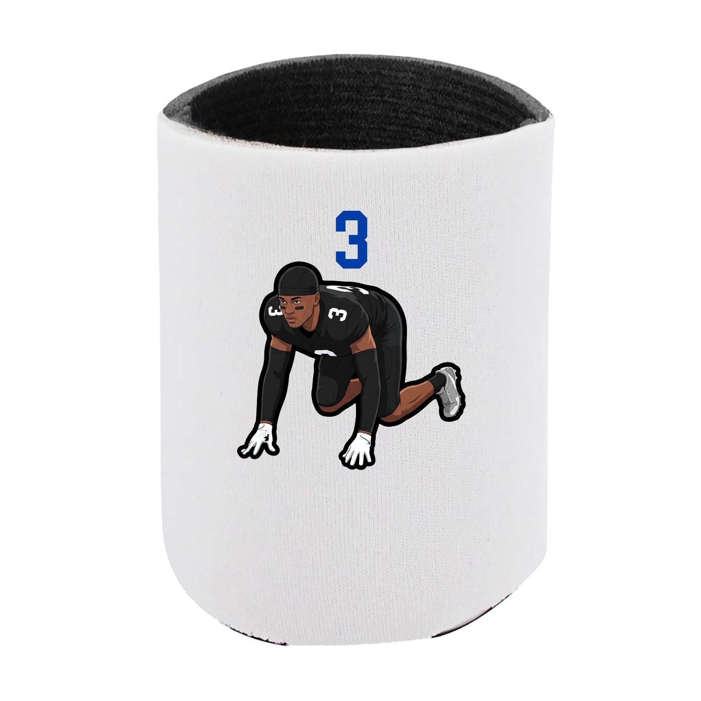 Can Holder — Number Top in White