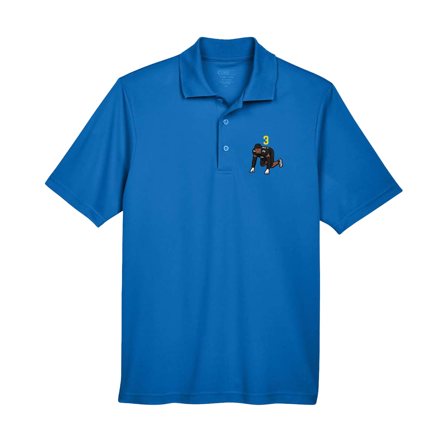 Performance Polo — Number Top in Royal