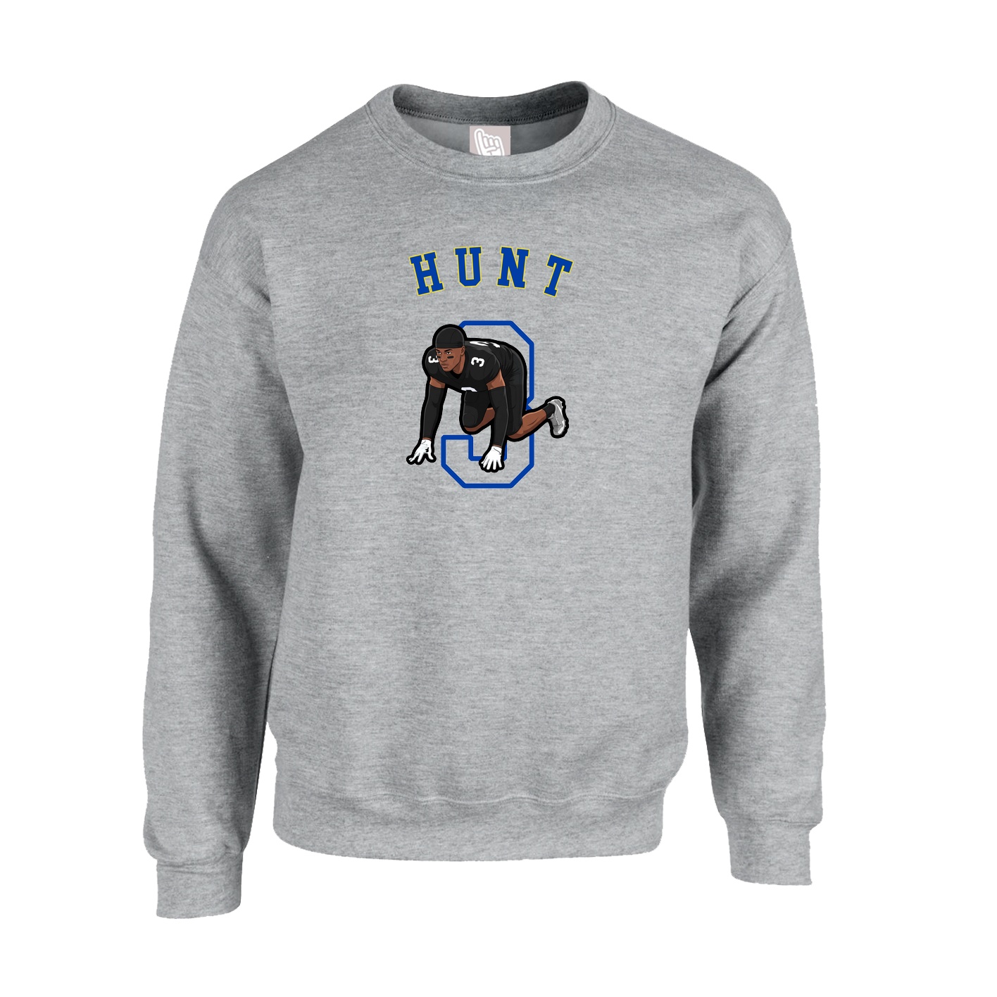 Fleece Crew — Shirsey Arch in Grey