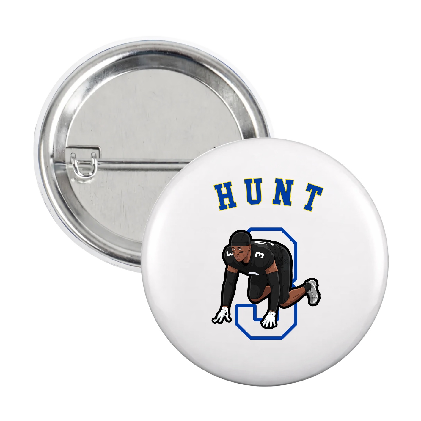 Game Day Button — Shirsey Arch in White