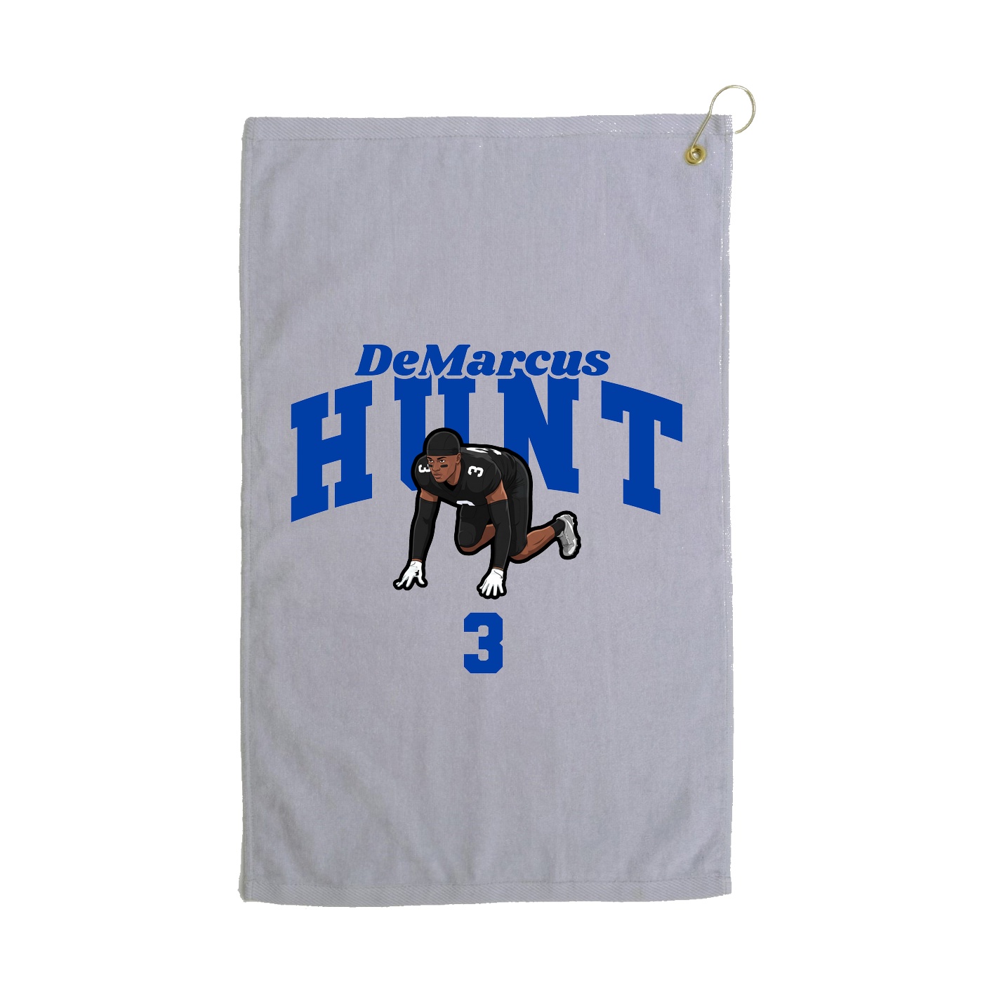 Golf Towel — Signature Arch in Grey