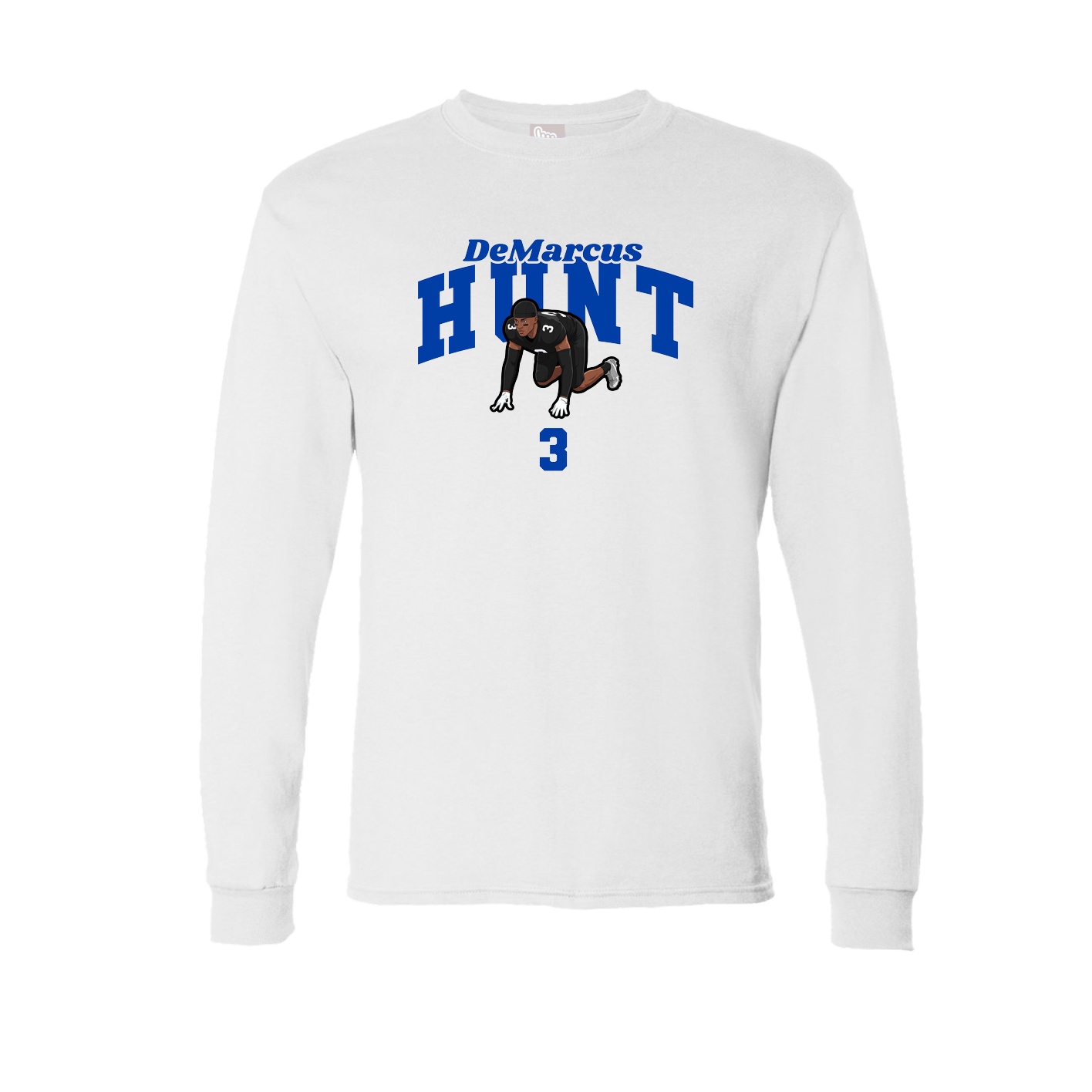 Long Sleeve Tee — Signature Arch in White