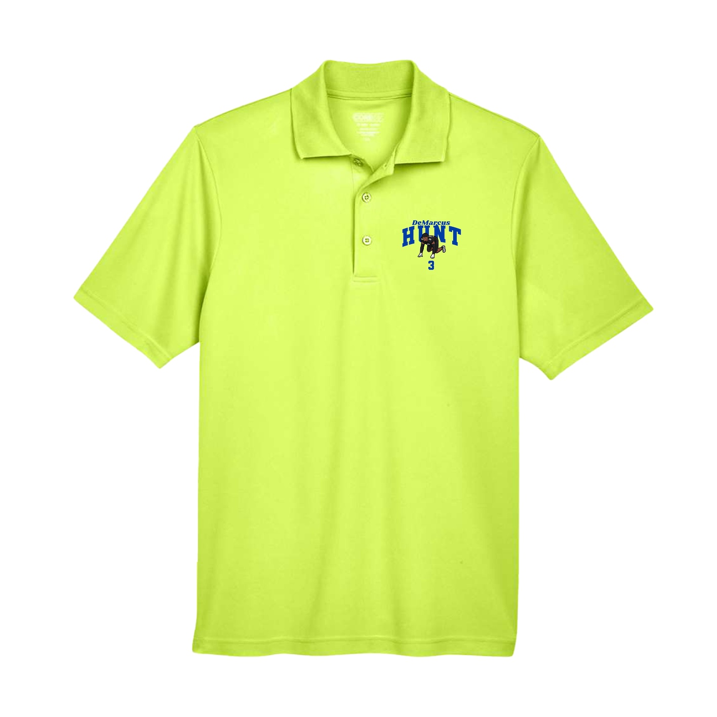 Performance Polo — Signature Arch in Yellow