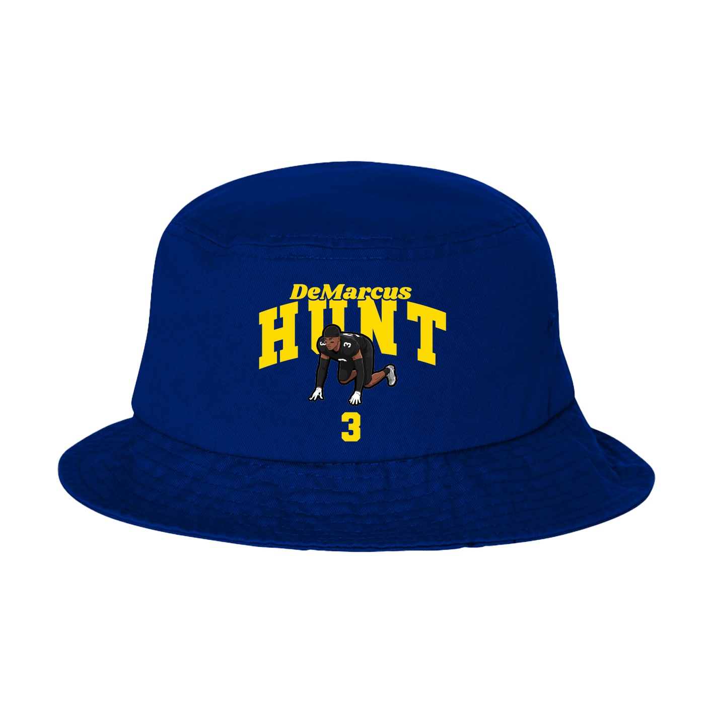 Bucket Cap — Signature Arch in Royal Blue