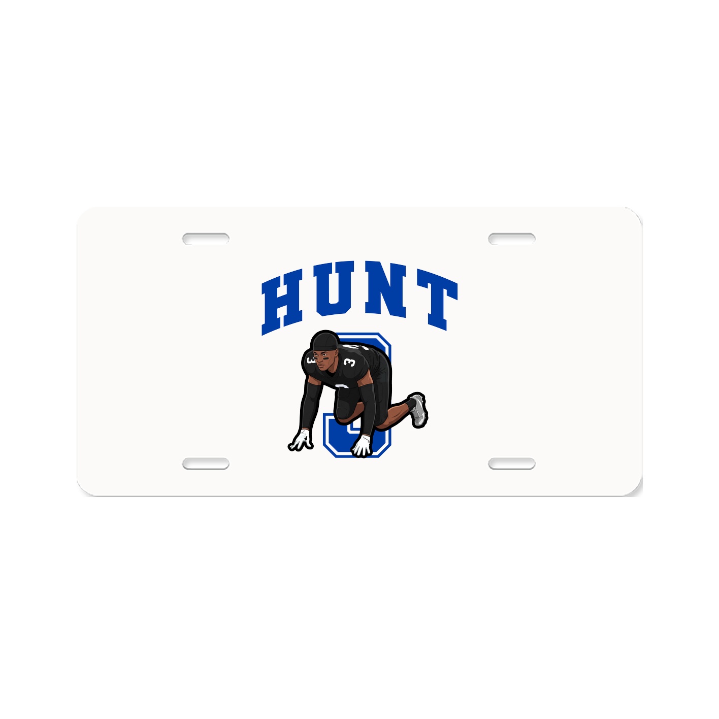 License Plate — Number in Classic