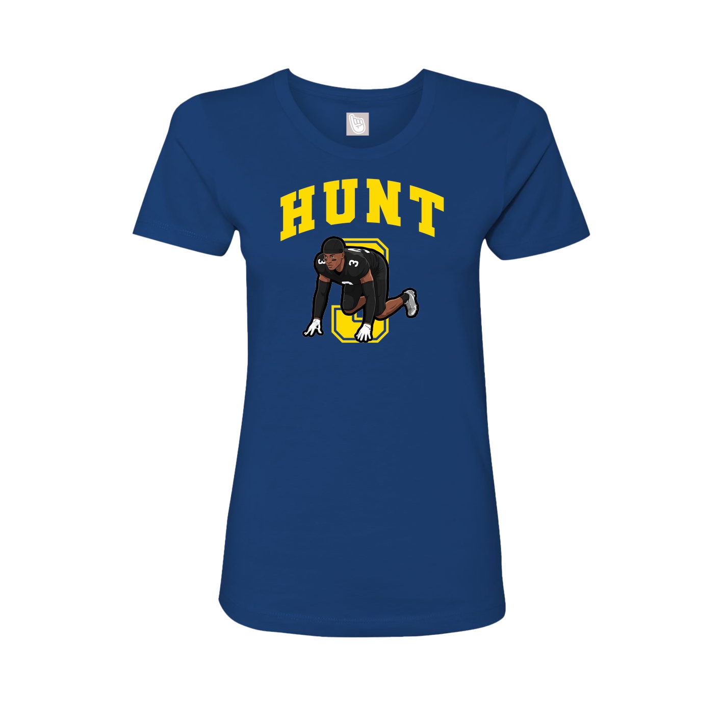 Womens Tee — Number in Royal