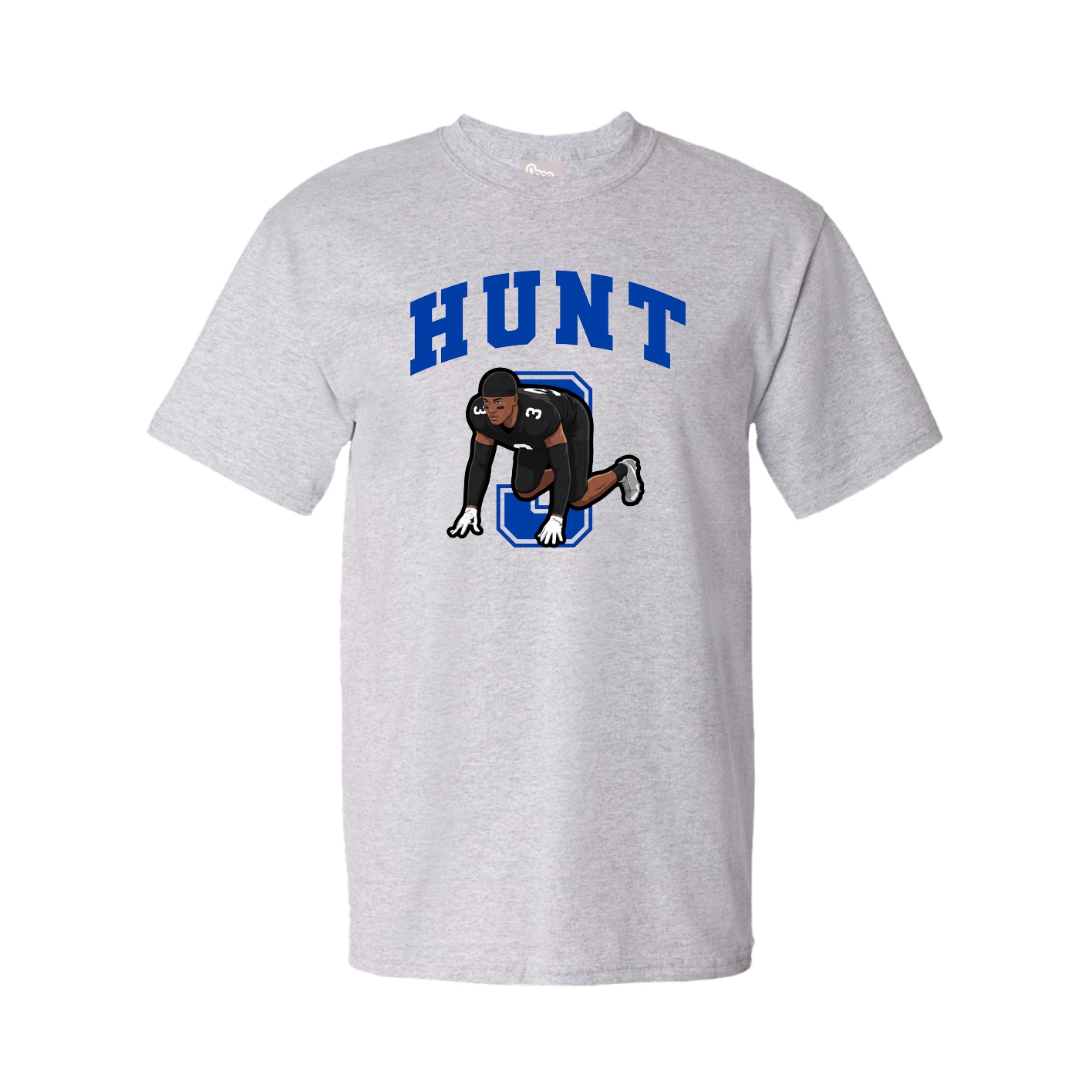 Youth Tee — Number in Grey