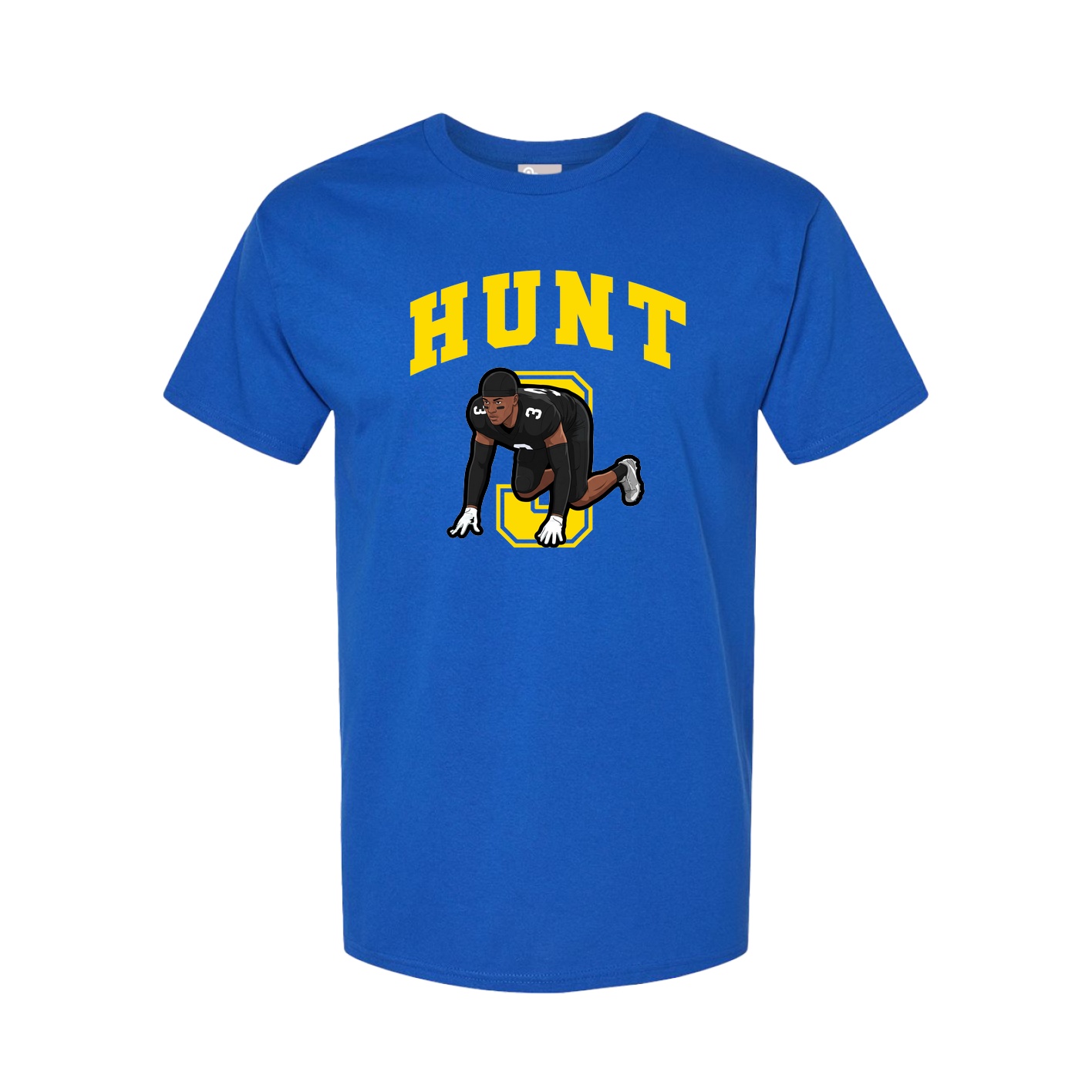 Youth Tee — Number in Royal
