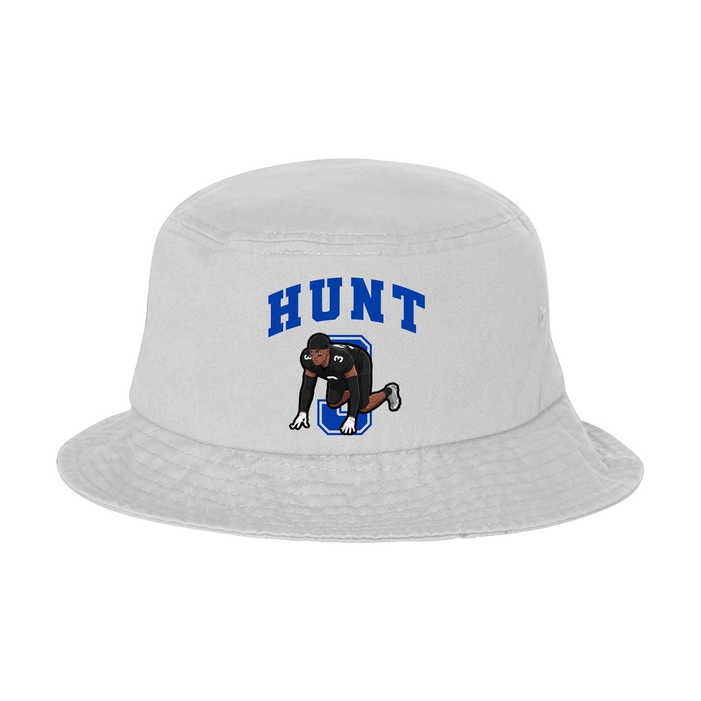 Bucket Cap — Number in White