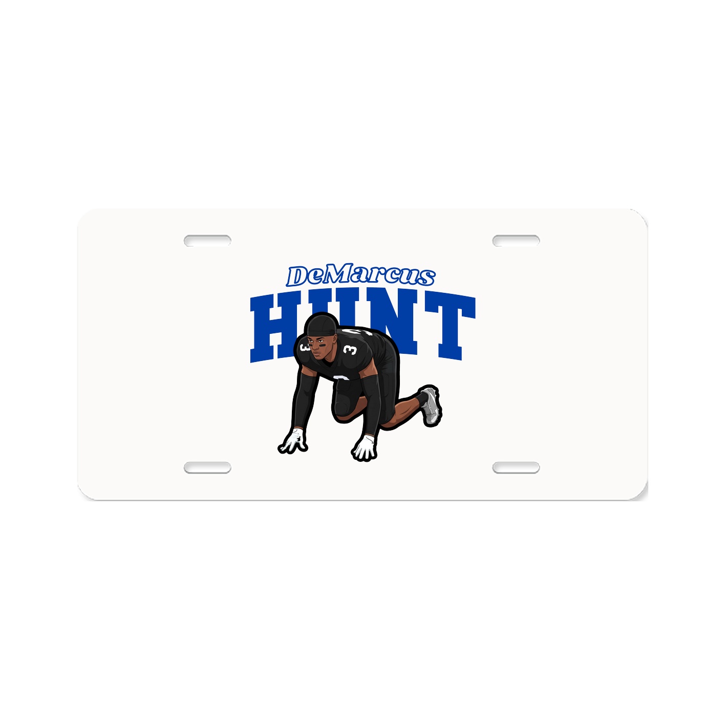 License Plate — Name Arch in Classic