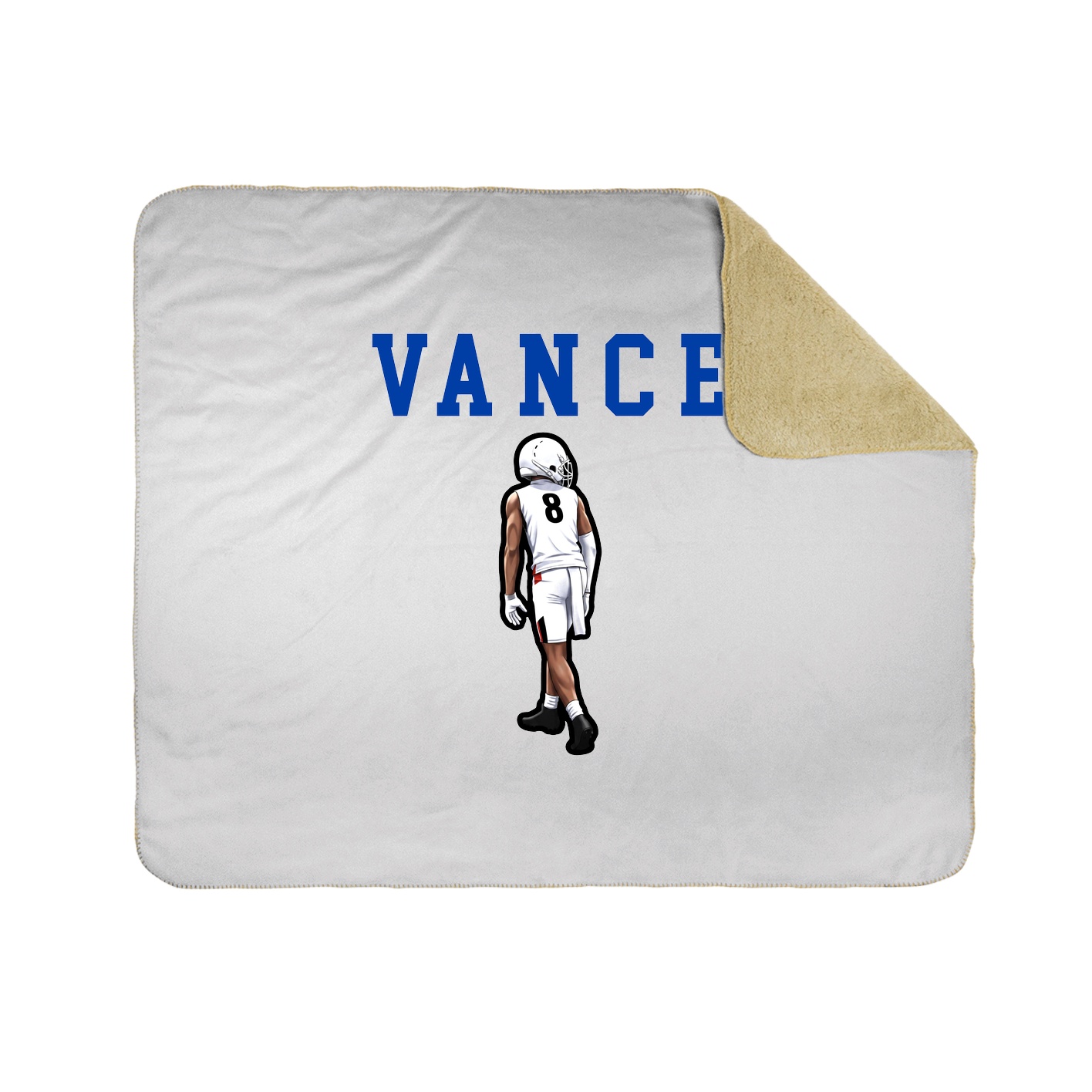 Throw Blanket — Shirsey in White