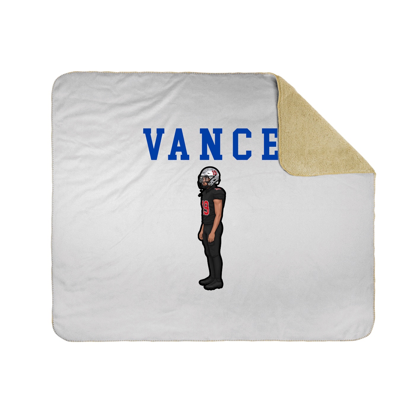Throw Blanket — Shirsey in White