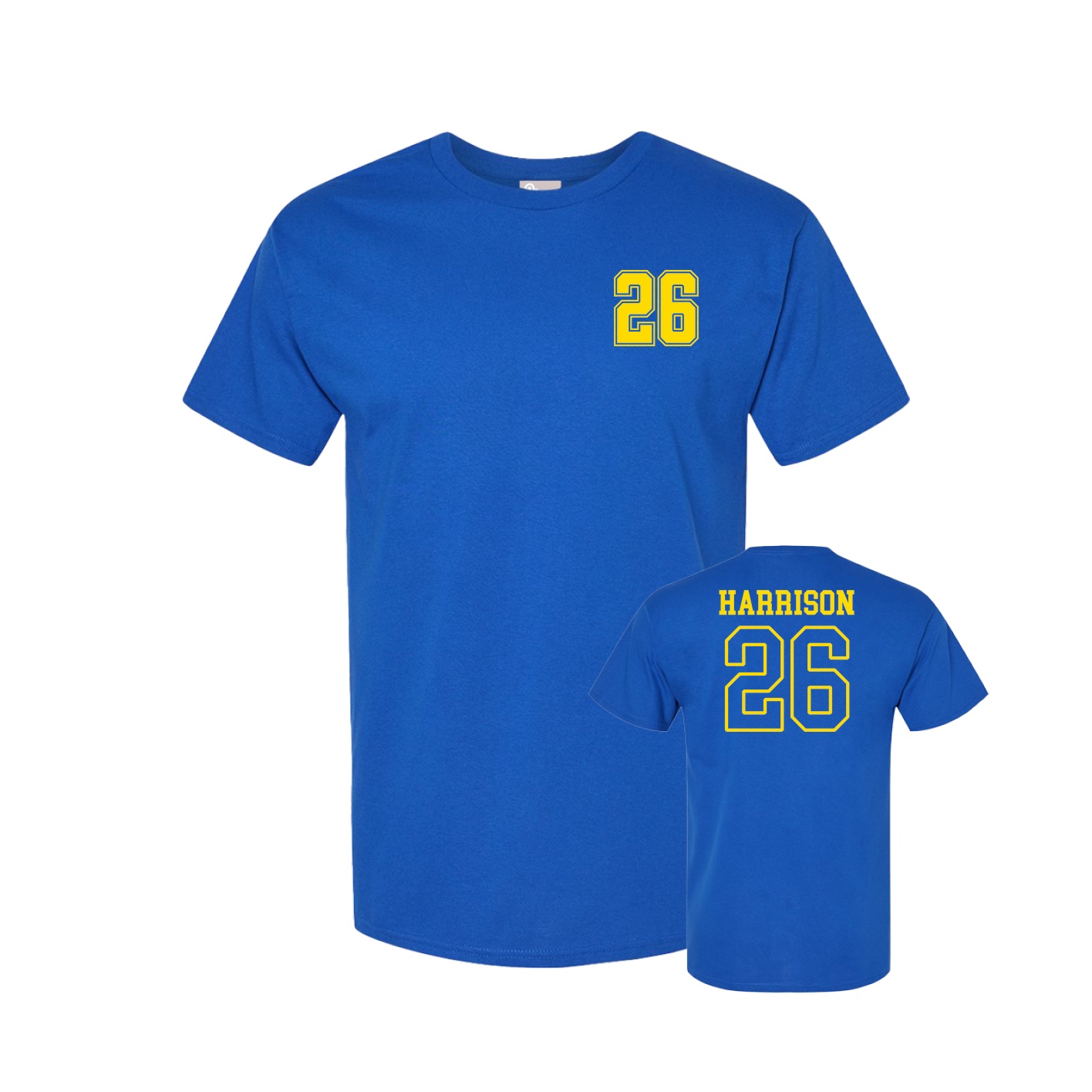 Youth Tee — Chest Back in Royal
