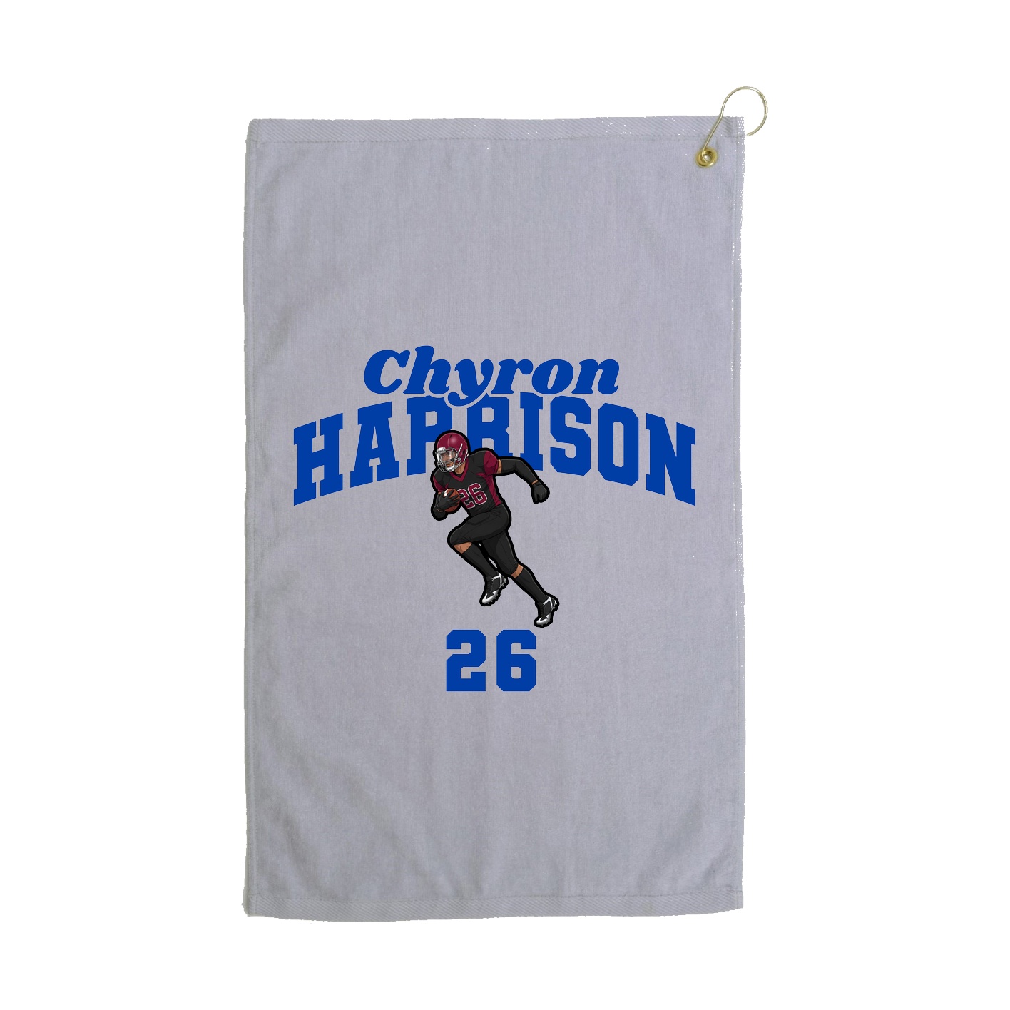 Golf Towel — Signature Arch in Grey