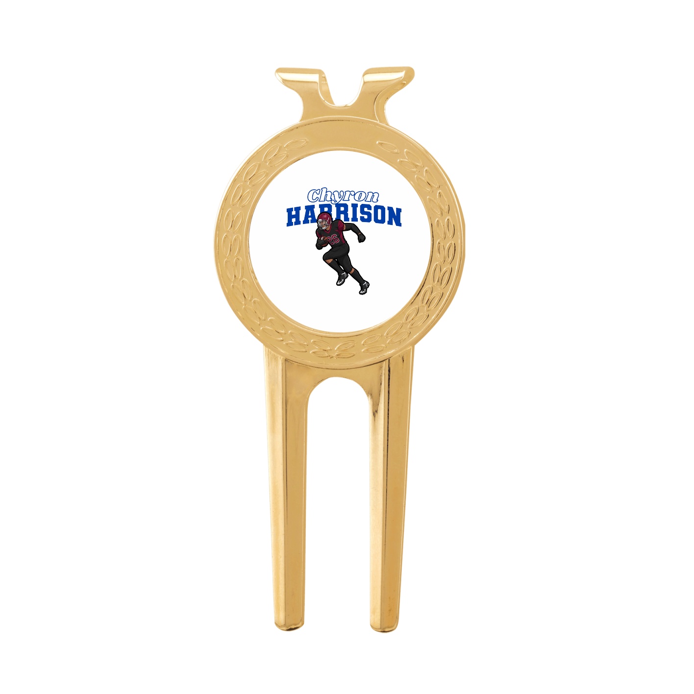 Divot Tool with Ball Marker — Name Arch in Classic