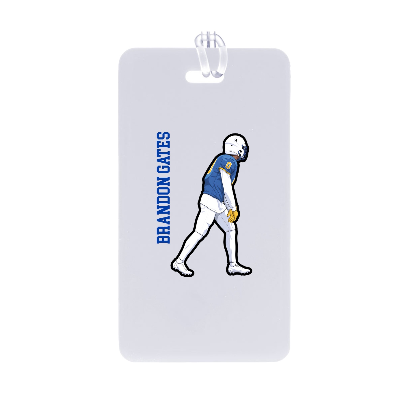 Bag Tag — Name Vertical in Classic