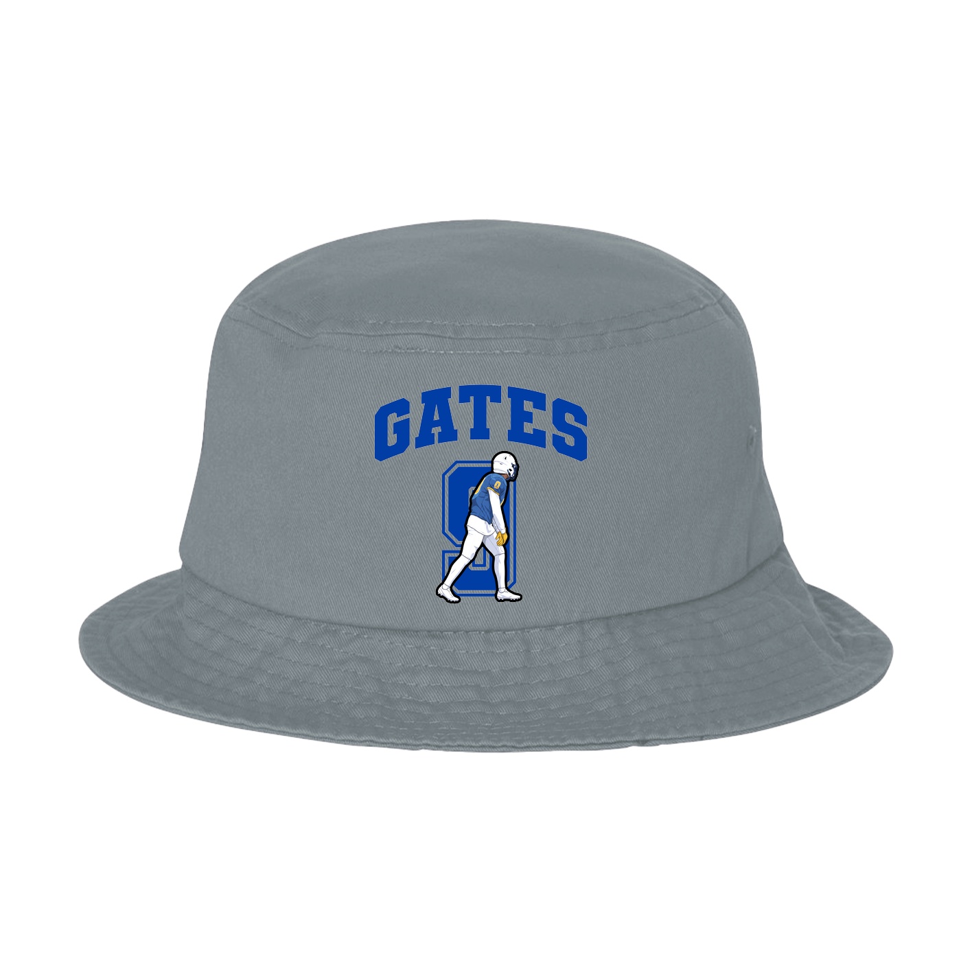 Bucket Cap — Number in Grey
