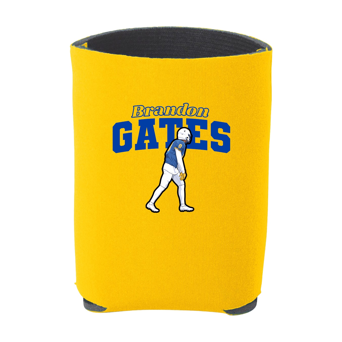 Can Holder — Name Arch in Yellow