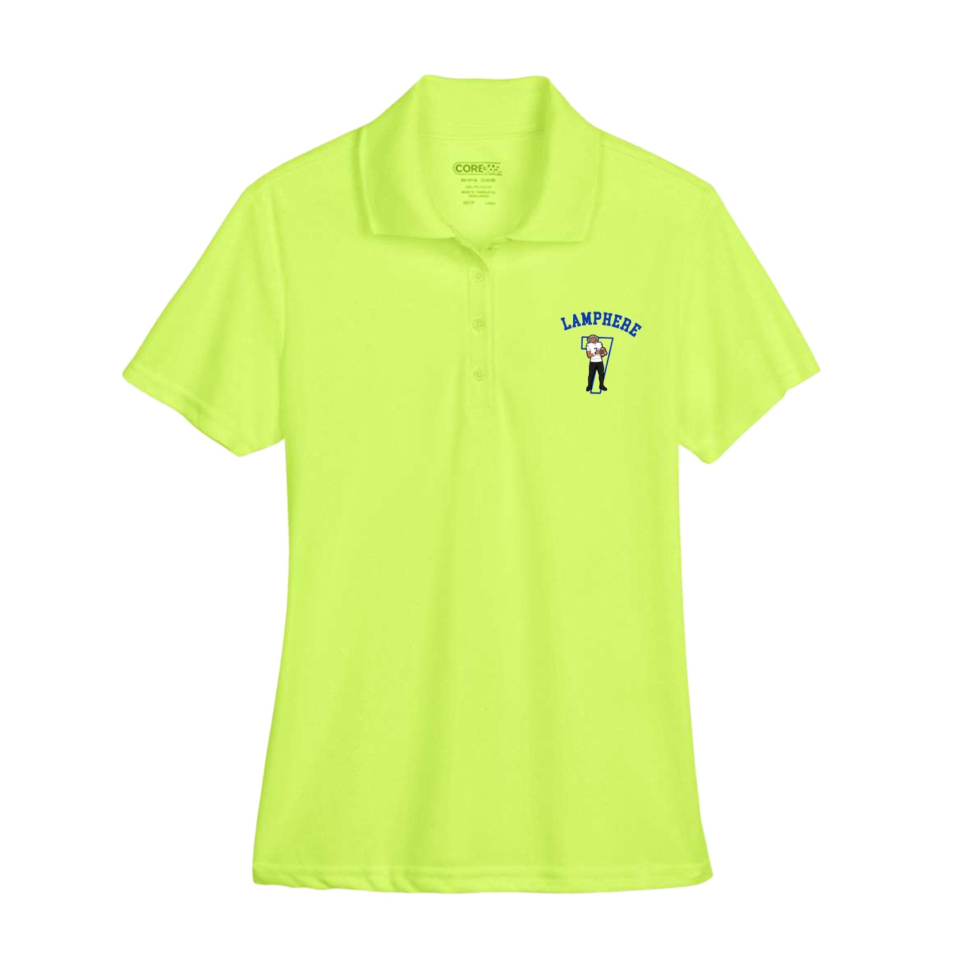 Womens Performance Polo — Shirsey Arch in Yellow