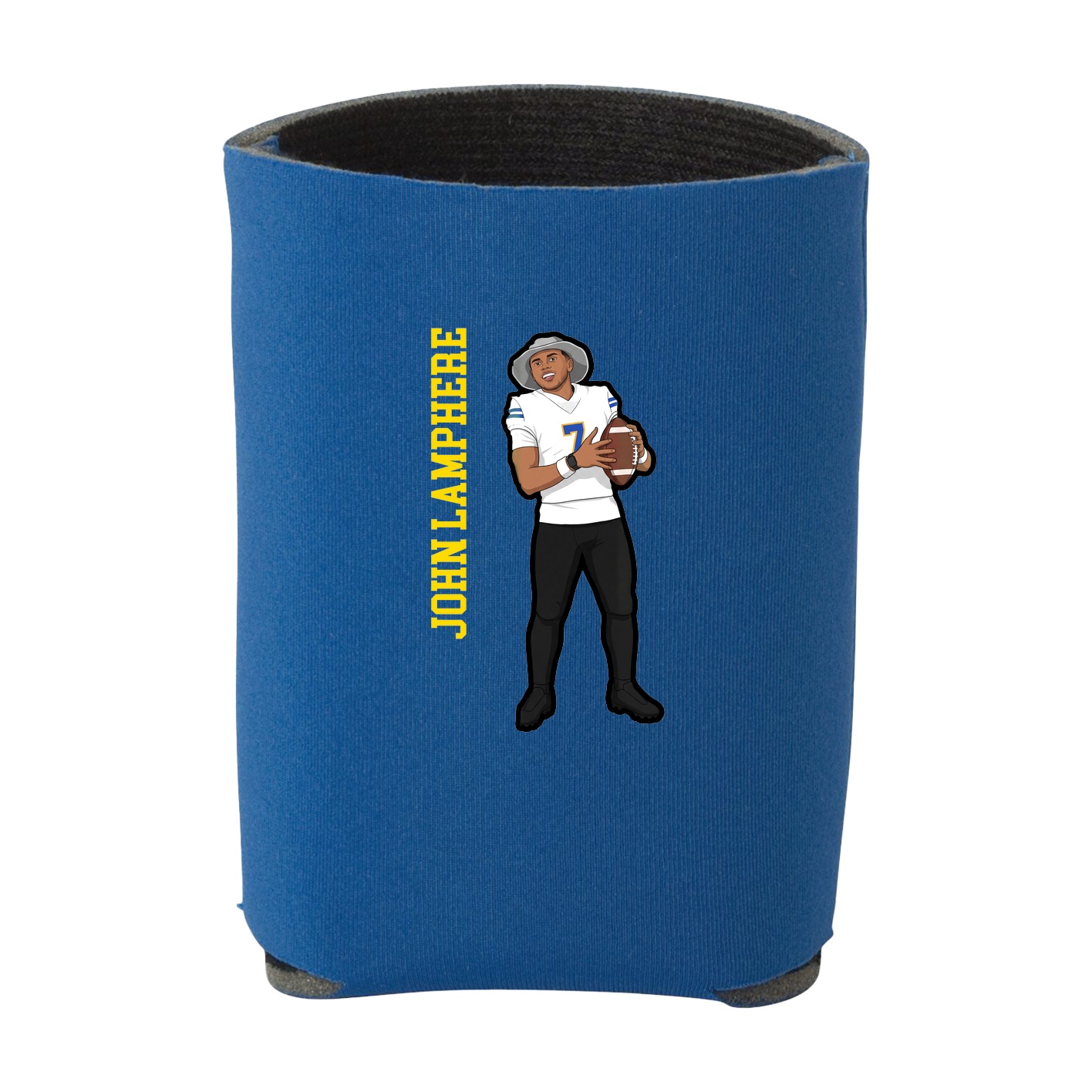 Can Holder — Name Vertical in Royal