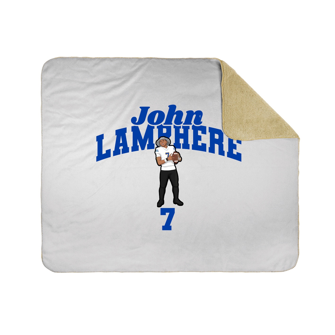 Throw Blanket — Signature Arch in White