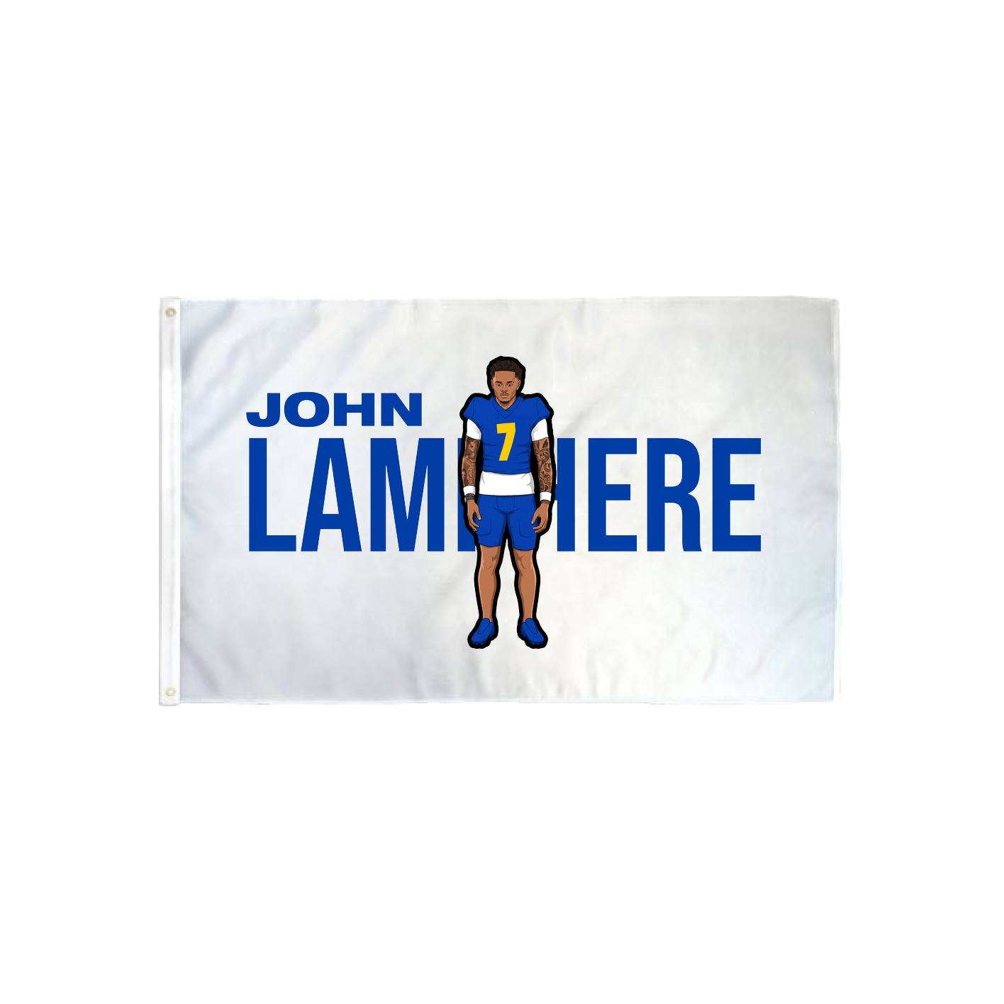 3x5 Flag — Player Name in Classic