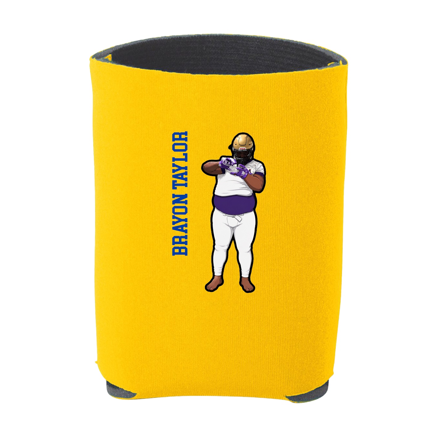 Can Holder — Name Vertical in Yellow