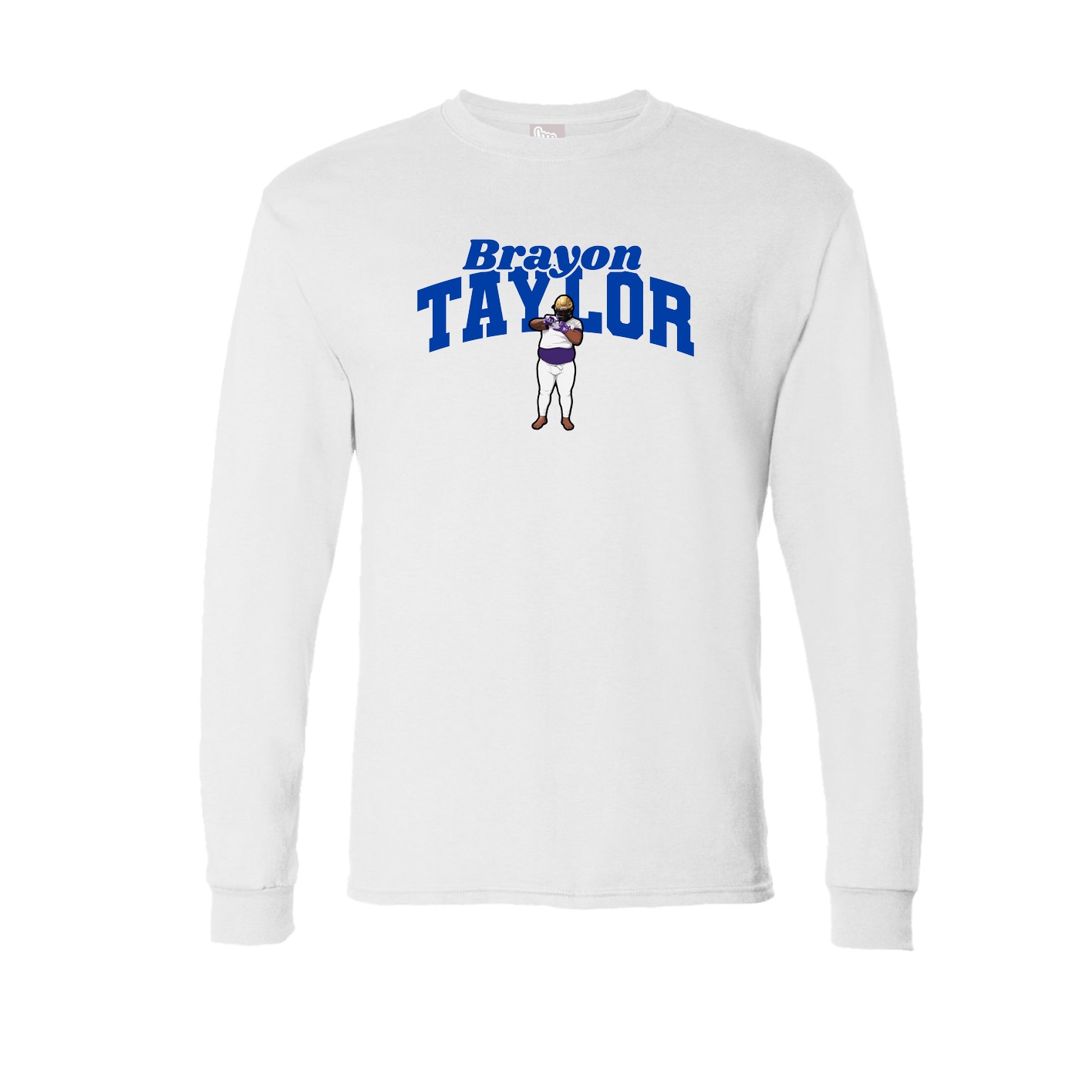Long Sleeve Tee — Signature Arch in White