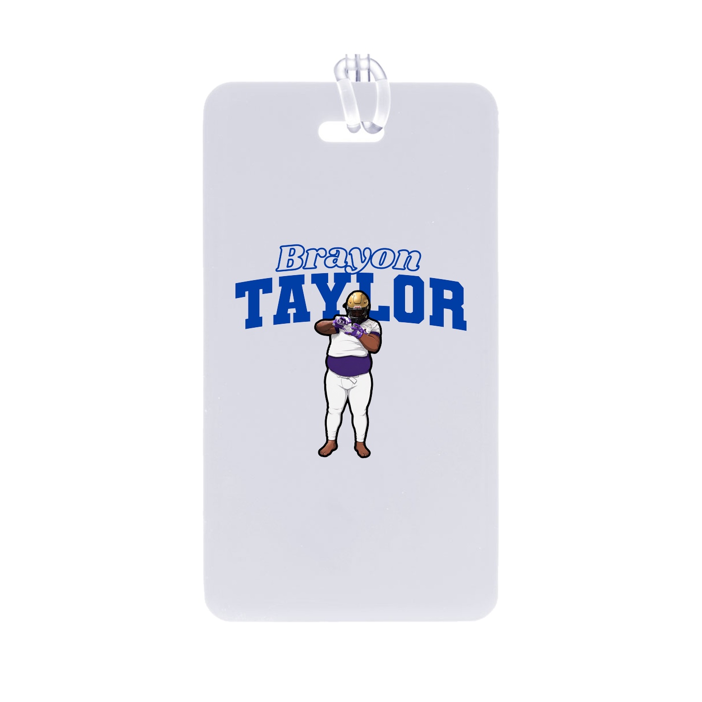 Bag Tag — Name Arch in Classic
