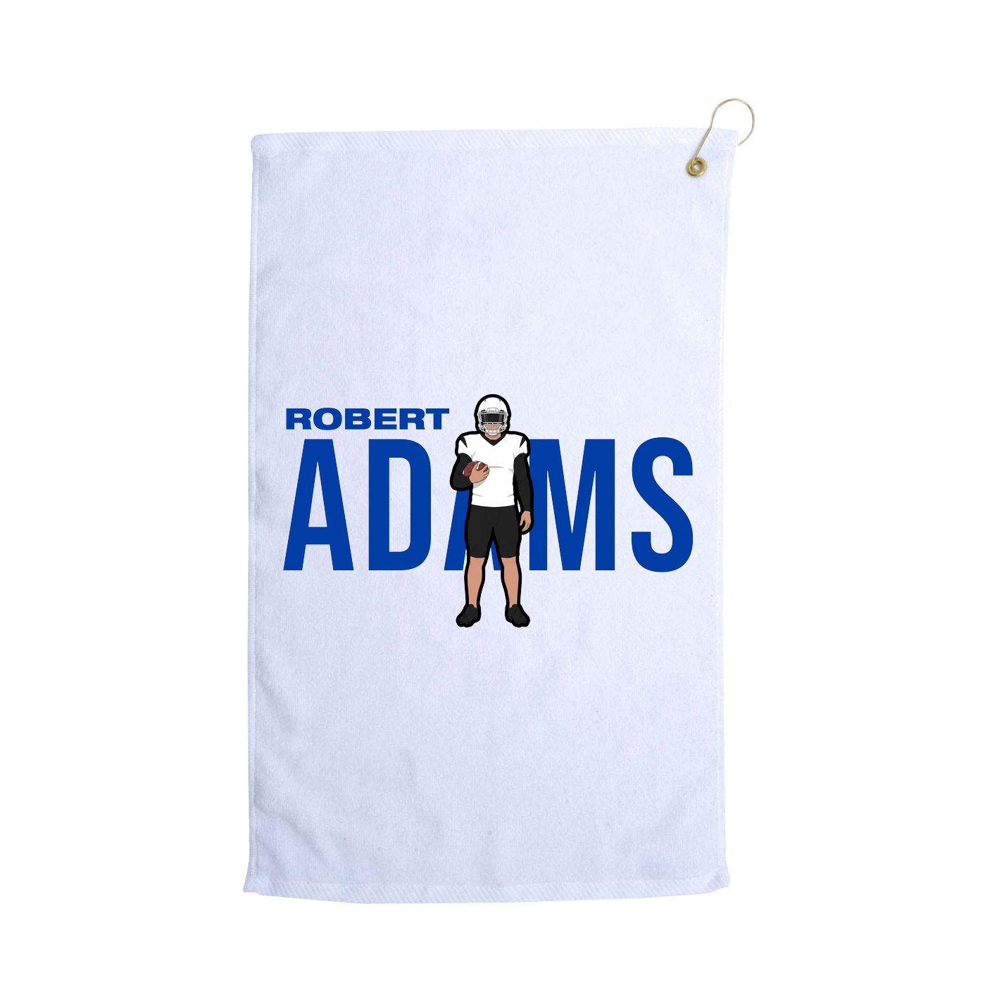 Golf Towel — Player Name in White
