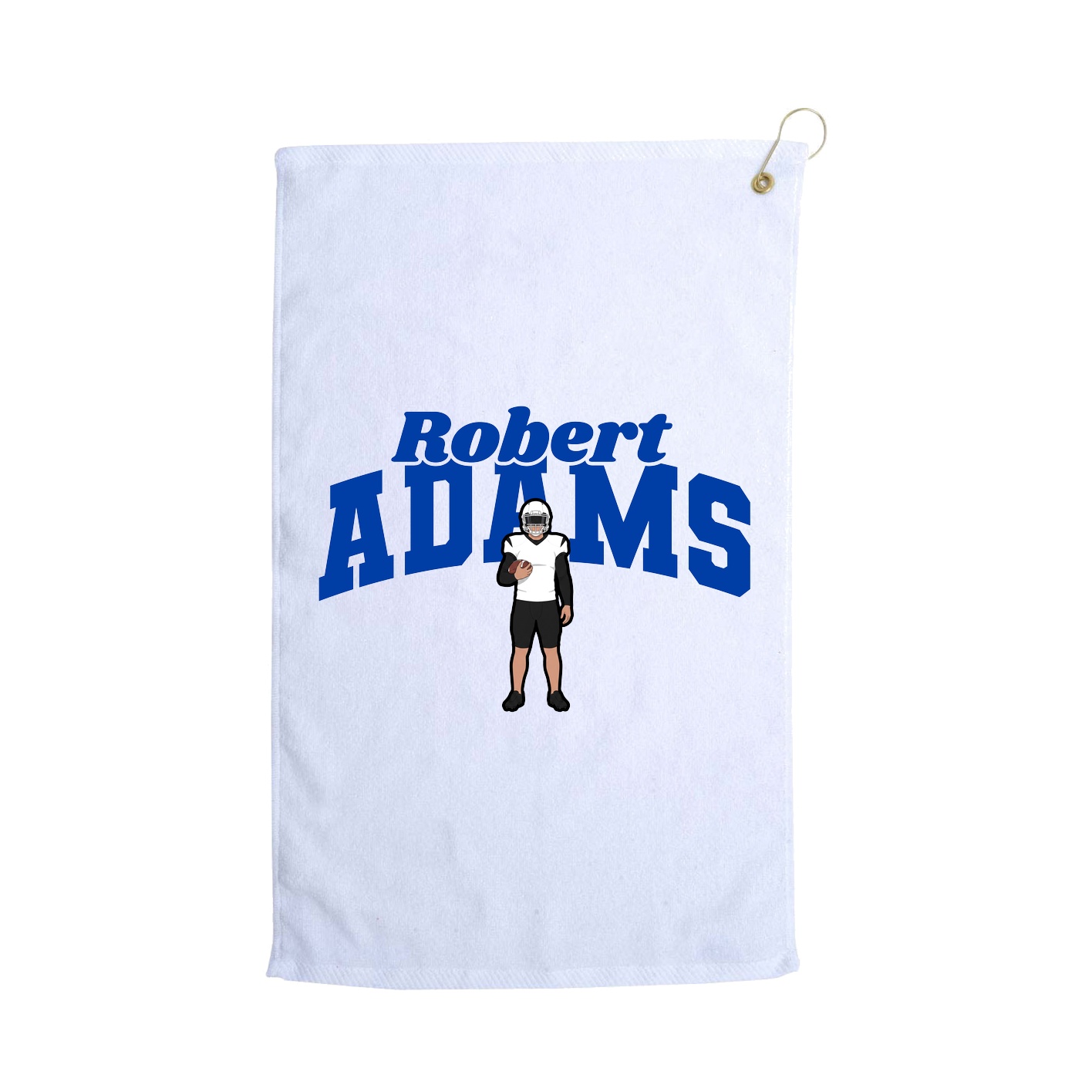 Golf Towel — Signature Arch in White