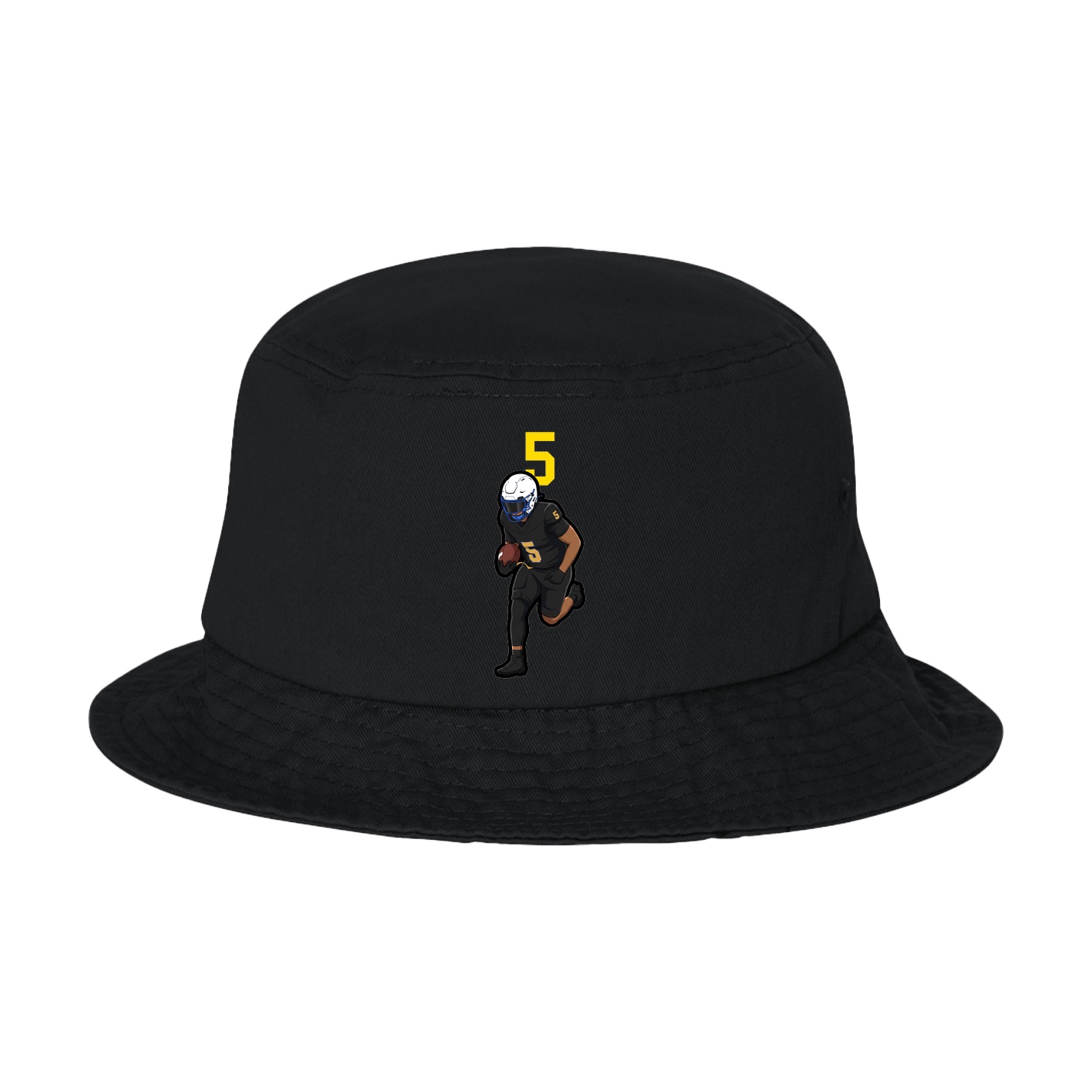 Bucket Cap — Number Top in Black