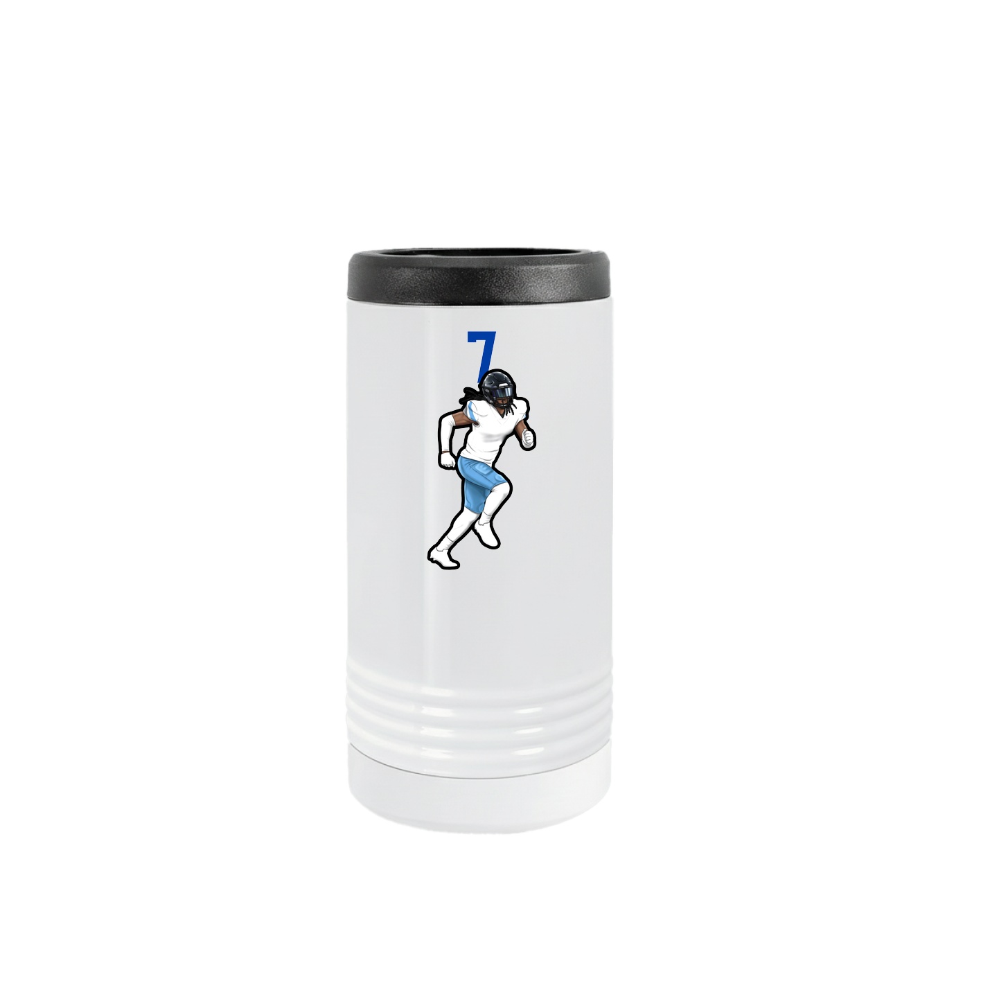 Slim Beverage Holder — Number Top in White