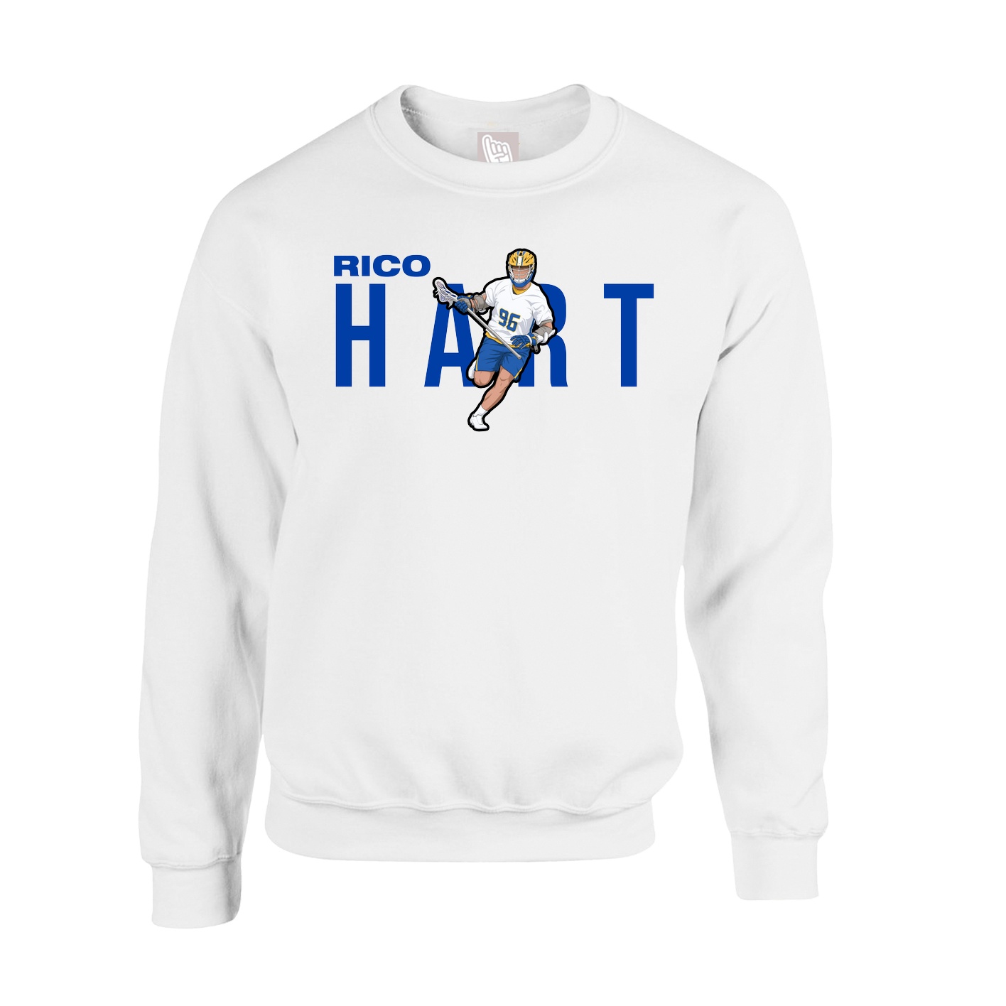 Fleece Crew — Player Name in White