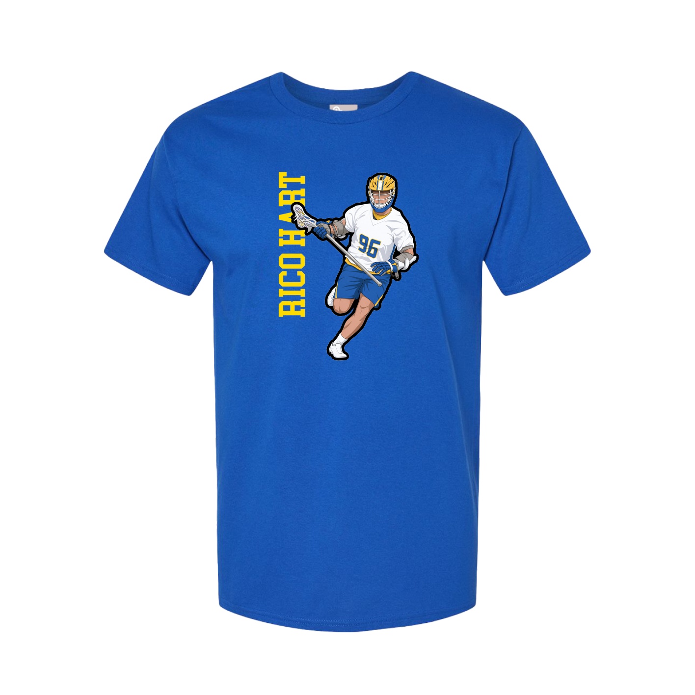 Tee — Name Vertical in Royal