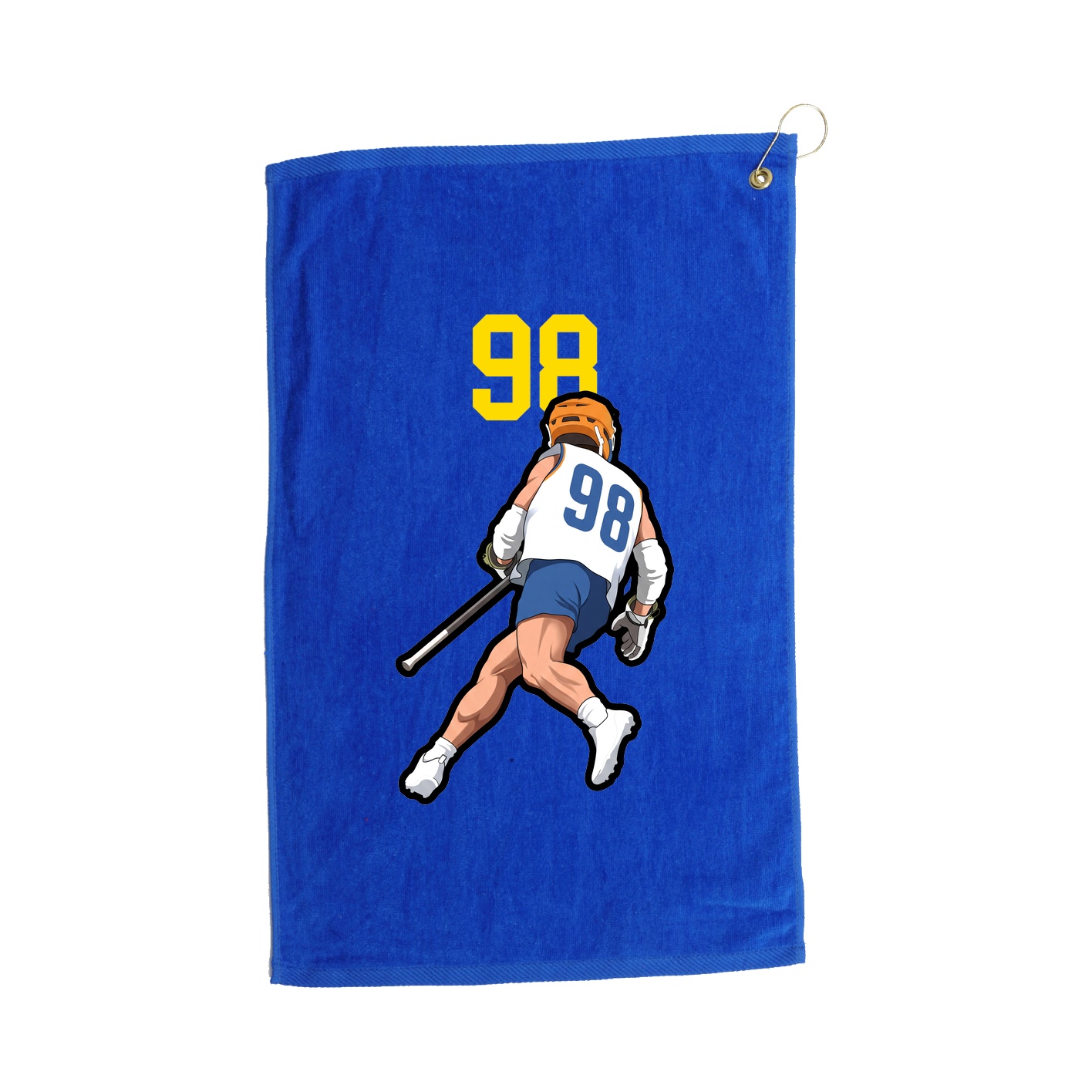 Golf Towel — Number Top in Royal