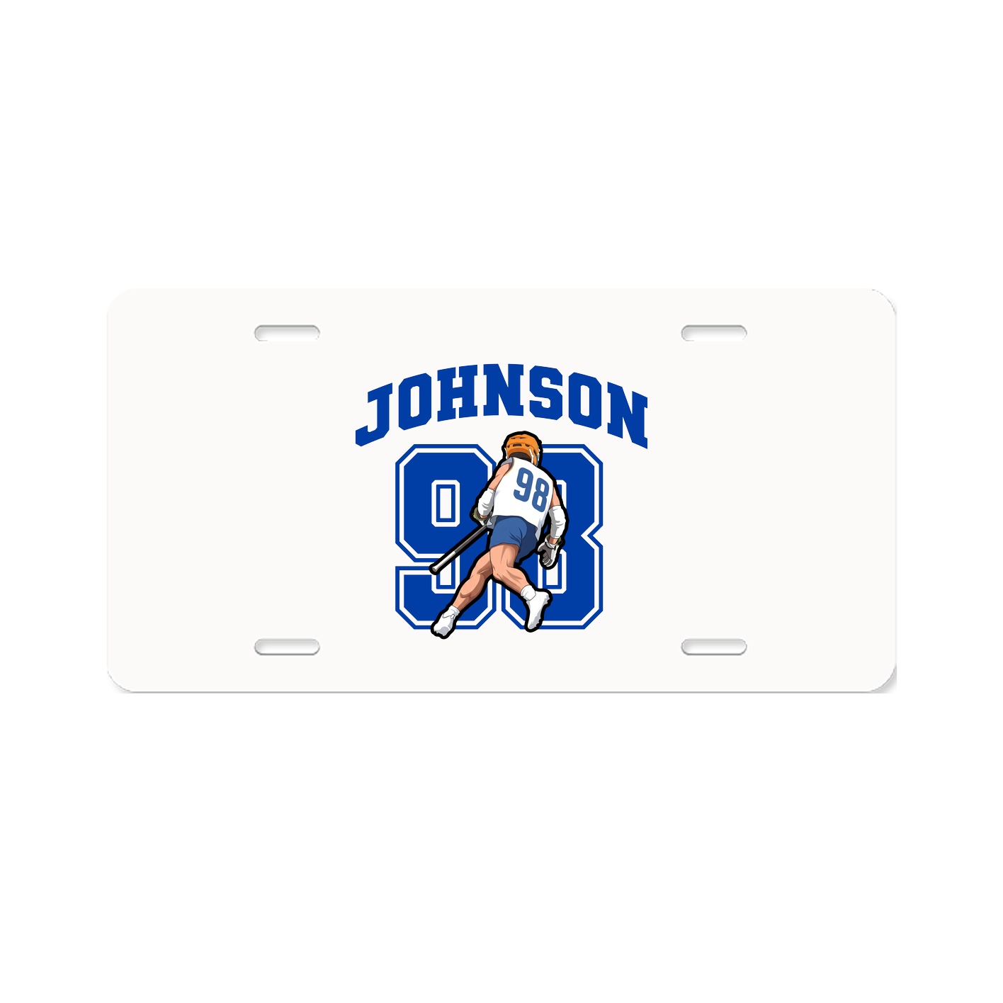 License Plate — Number in Classic