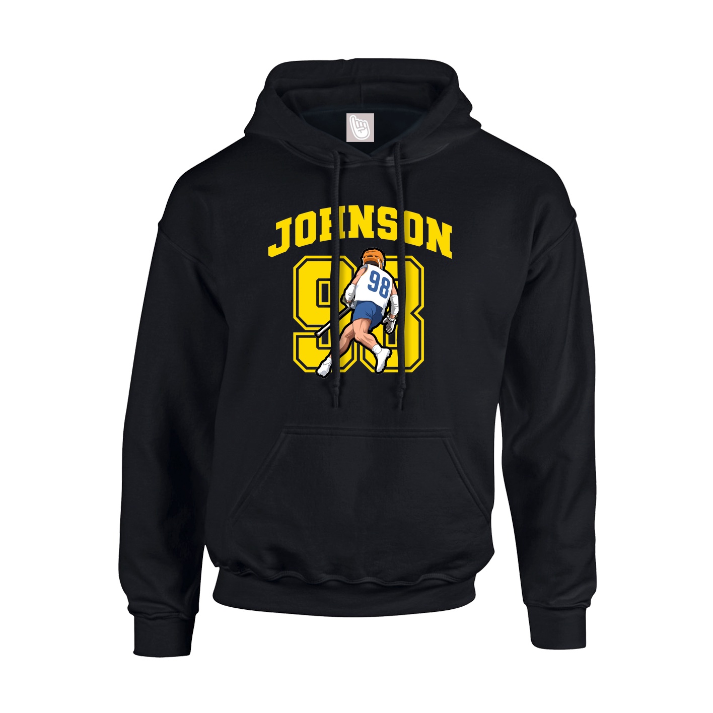 Hoodie — Number in Black