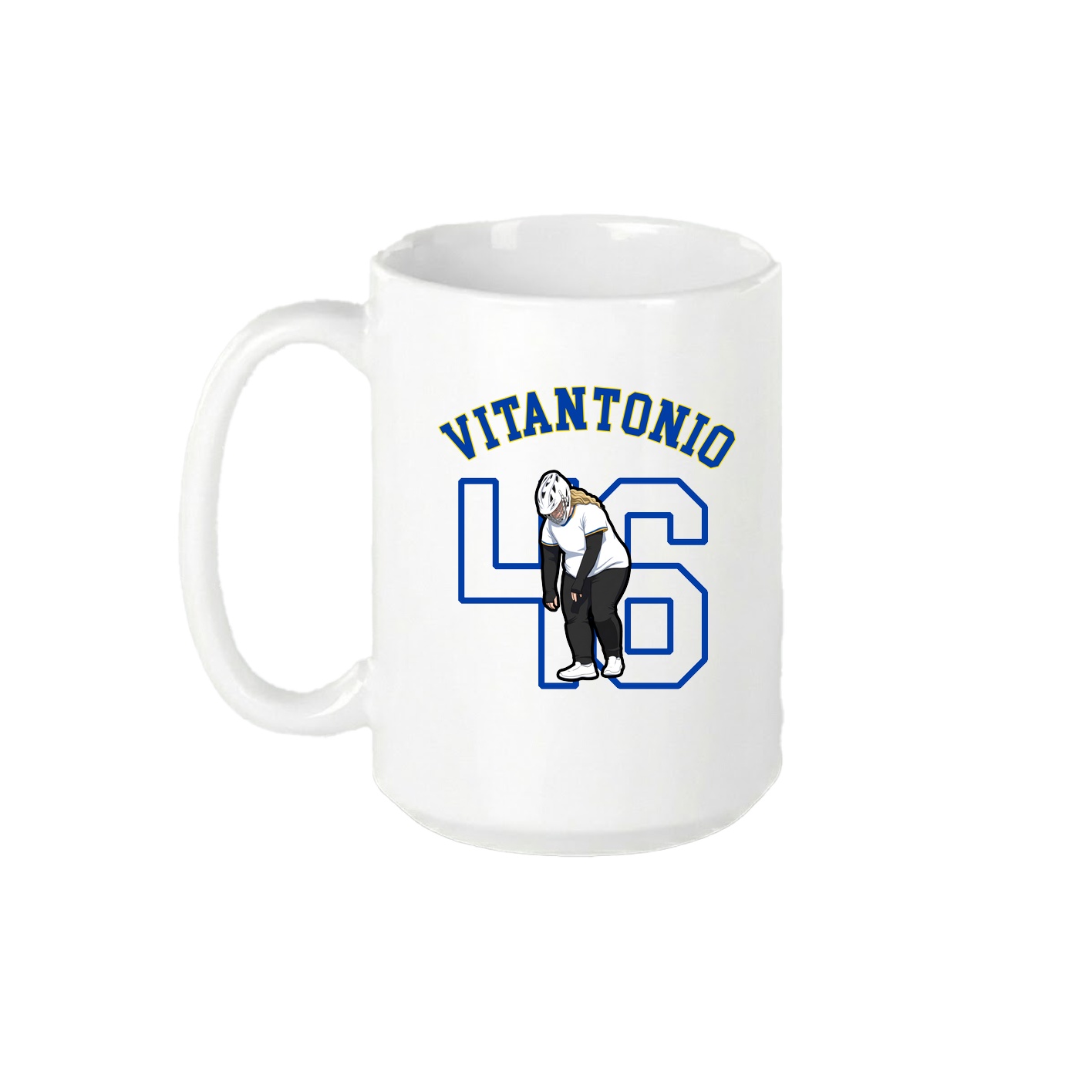 15oz Coffee Mug — Shirsey Arch in White