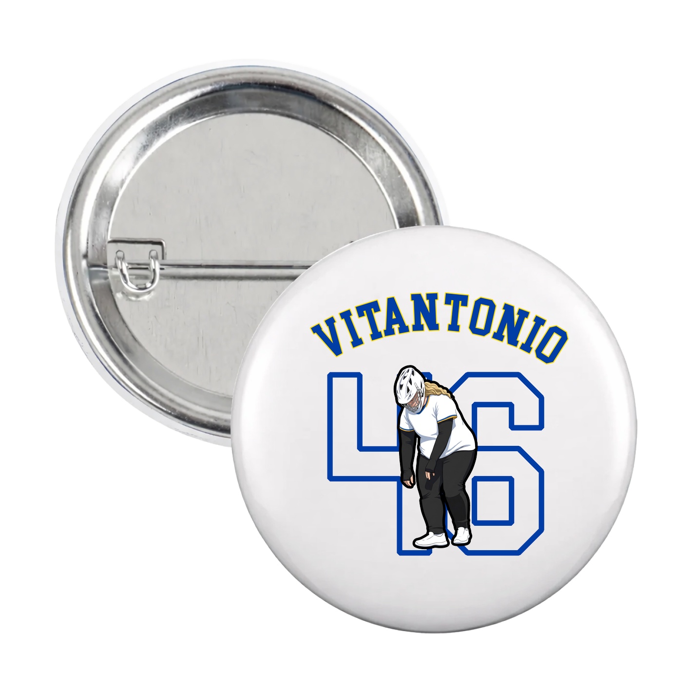 Game Day Button — Shirsey Arch in White