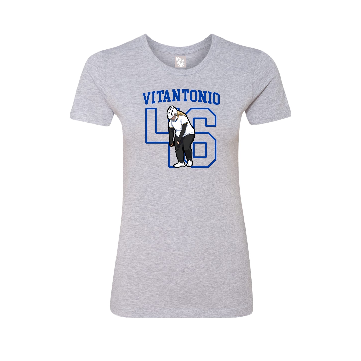 Fitted Women's Tee — Shirsey in Grey