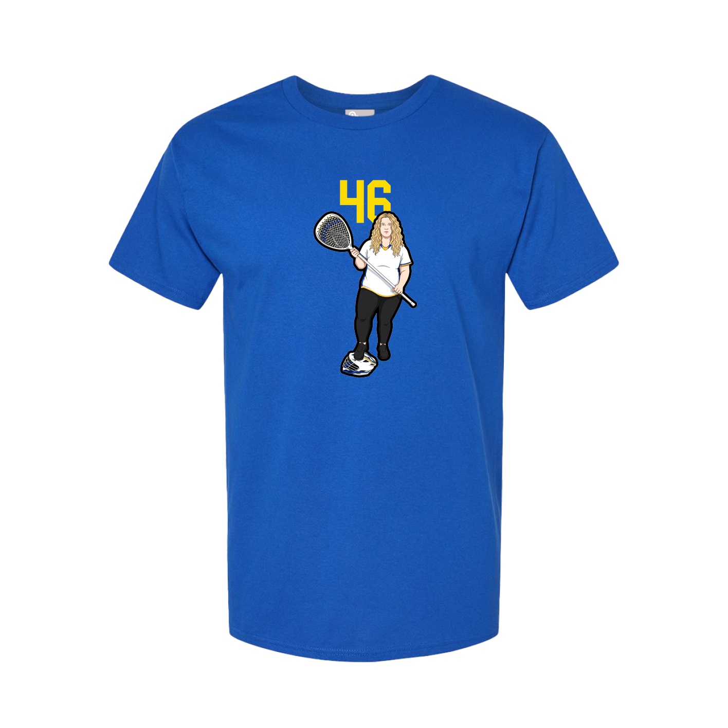 Youth Tee — Number Top in Royal