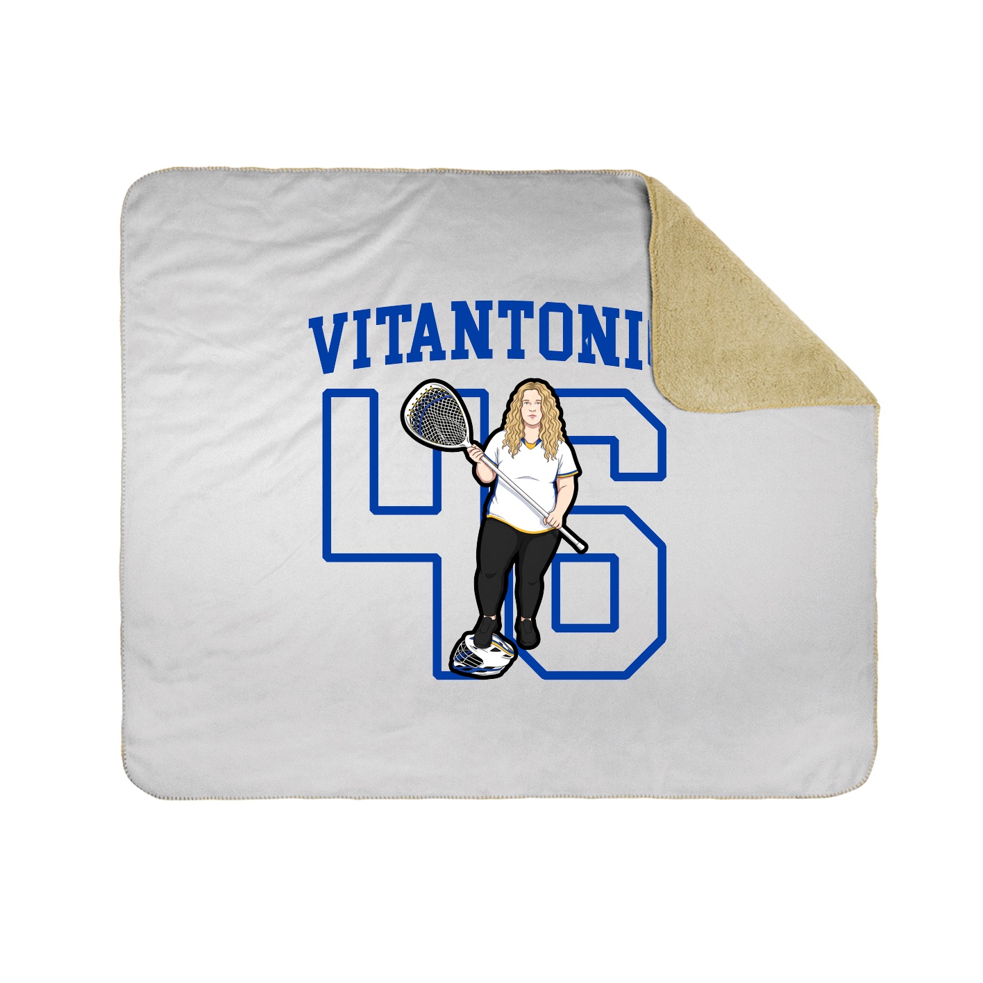 Throw Blanket — Shirsey in White