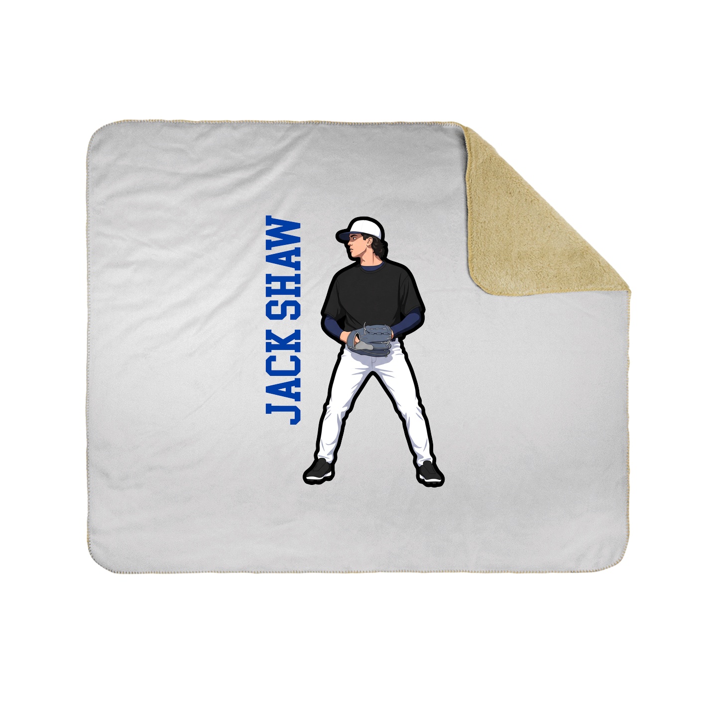 50x60 Sherpa Lined Throw Blanket